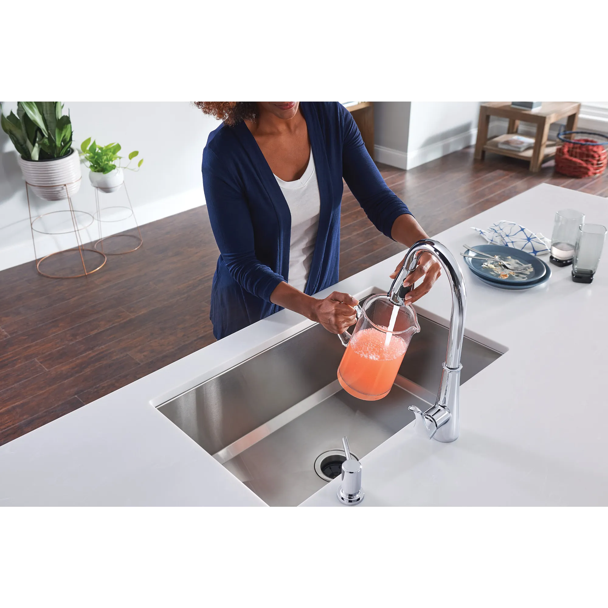 Hadley One-Handle Pulldown Kitchen Faucet - Image 8