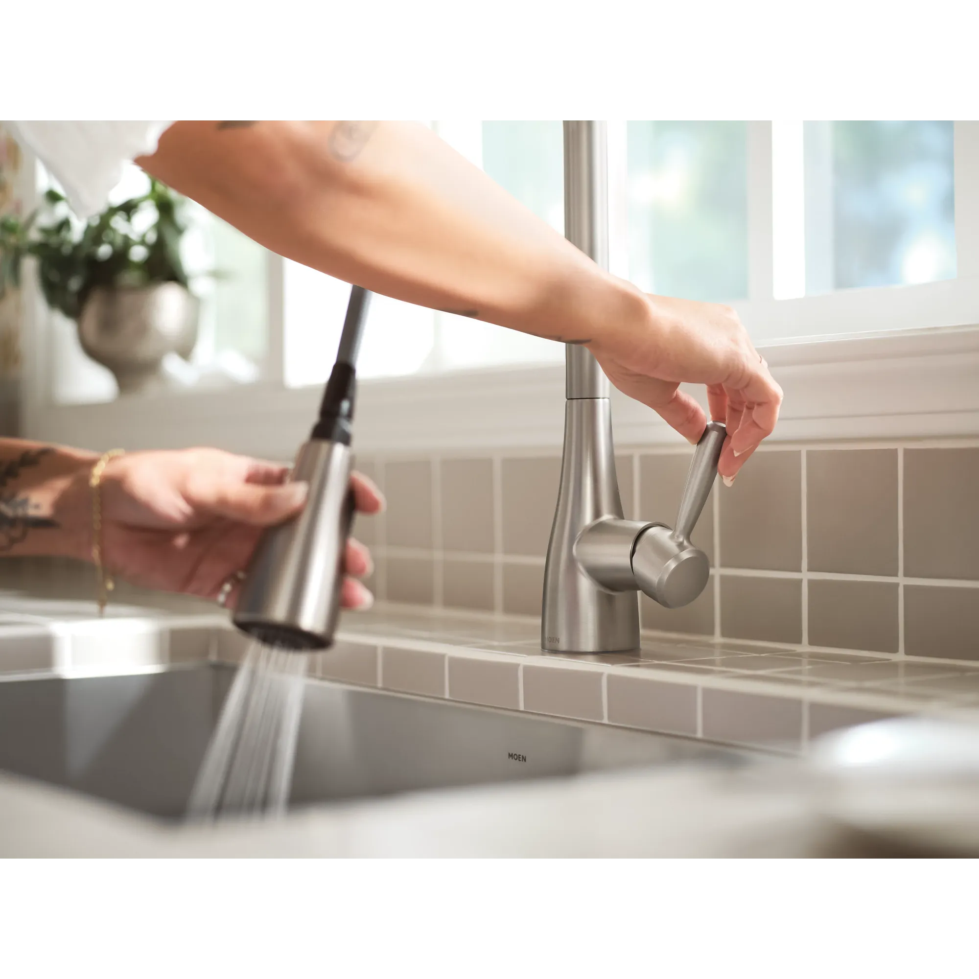 Doherty Chrome kitchen faucet - Image 16