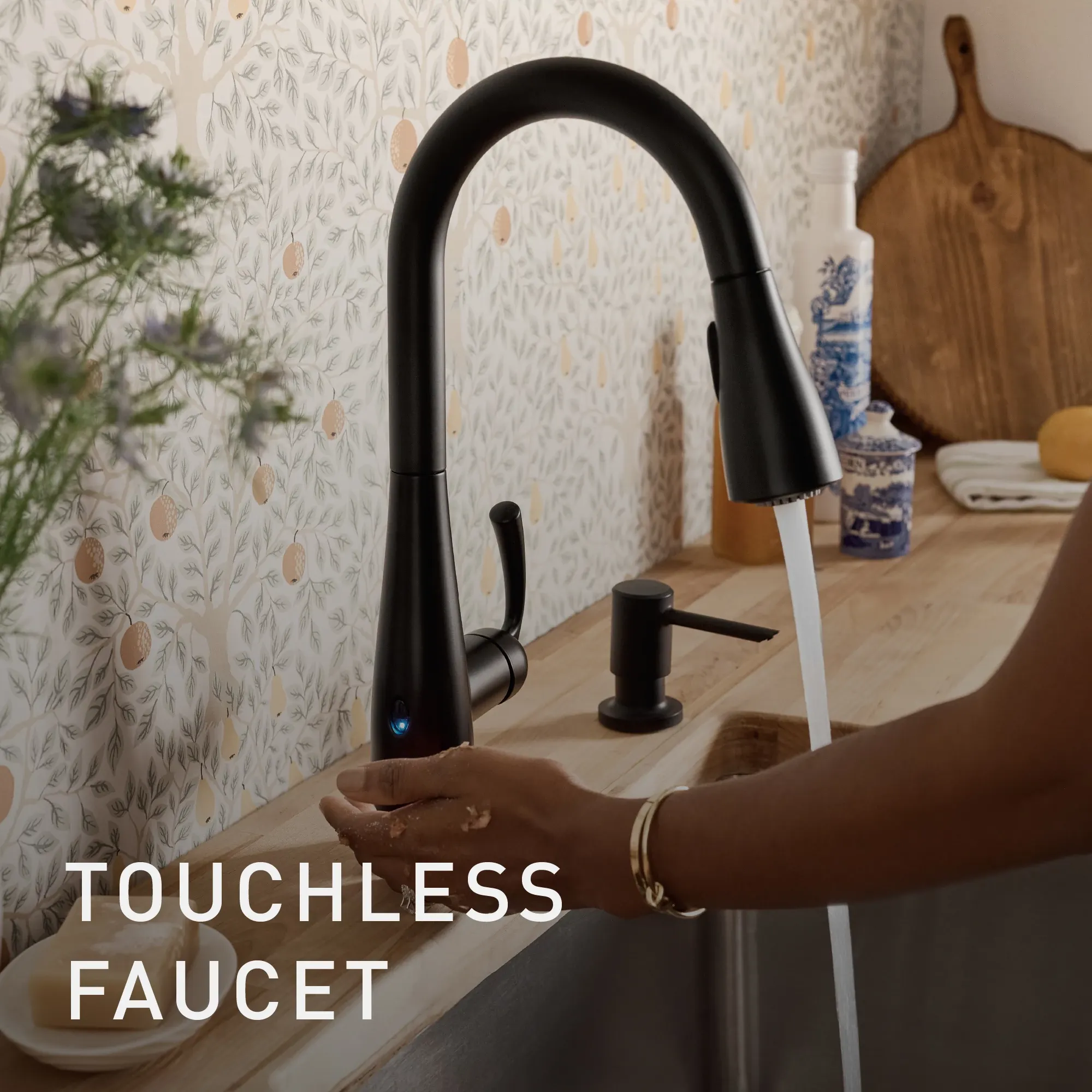 Inara MotionSense Wave One-Handle Pulldown Touchless Kitchen Faucet - Image 14