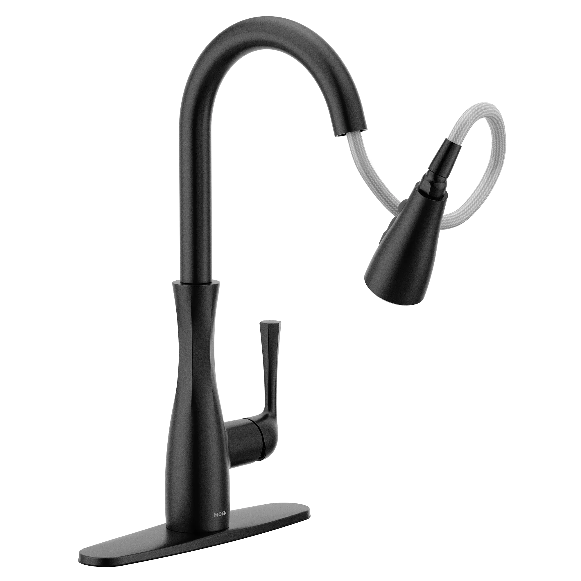Arlia Chrome one-handle high arc pulldown kitchen faucet - Image 15