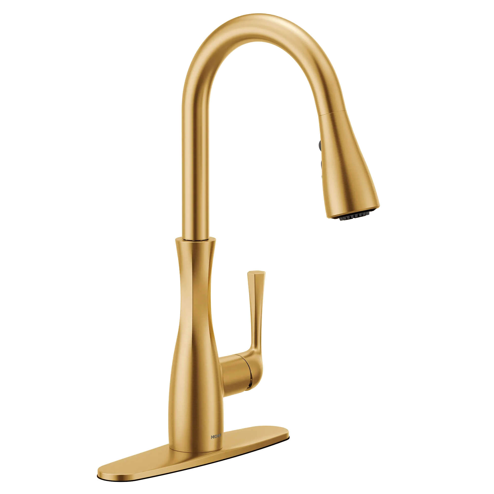Arlia Chrome one-handle high arc pulldown kitchen faucet - Image 43