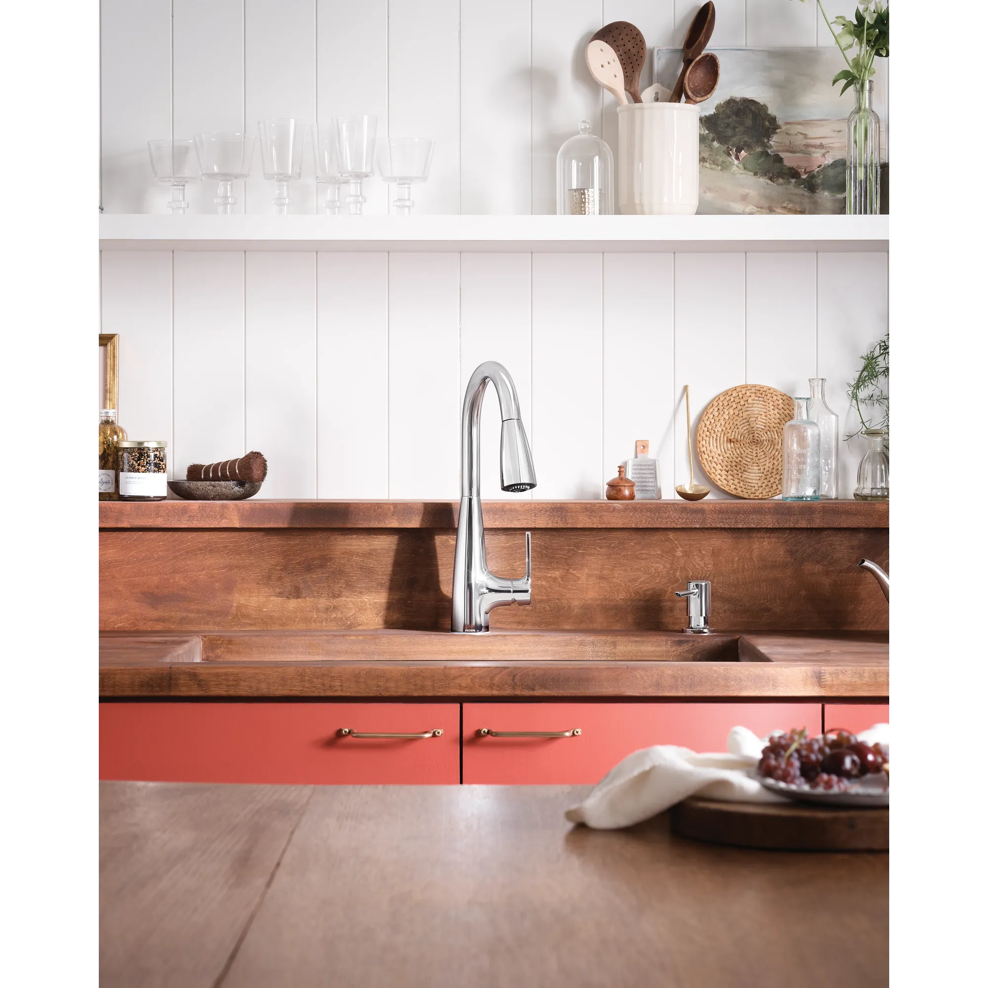 Haelyn One-Handle High Arc Pulldown Kitchen Faucet - Image 11