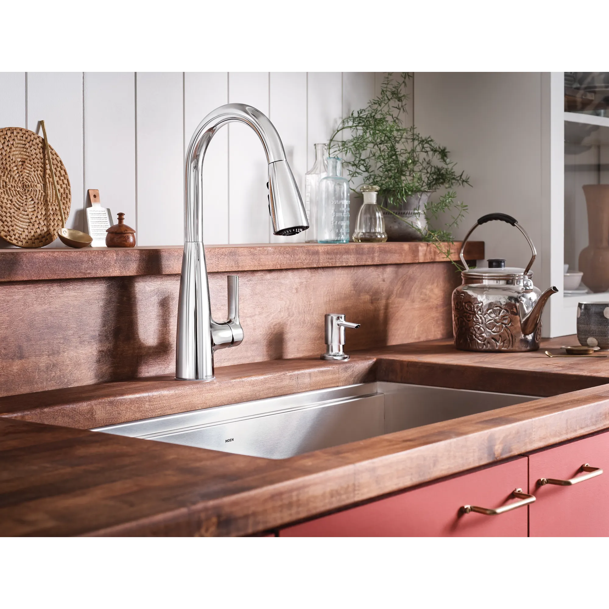 Haelyn One-Handle High Arc Pulldown Kitchen Faucet - Image 15
