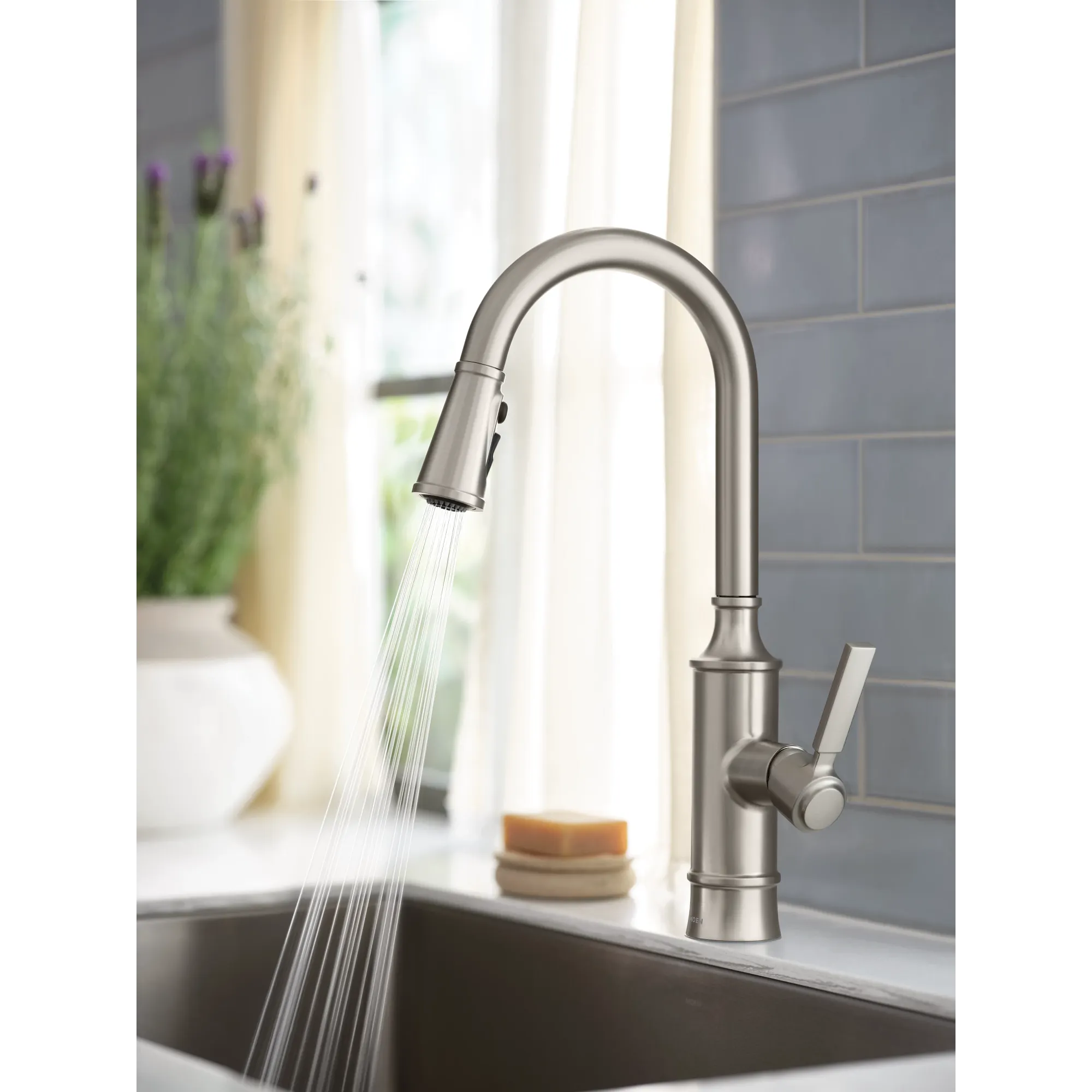 Gilden One-Handle High Arc Pulldown Kitchen Faucet - Image 32