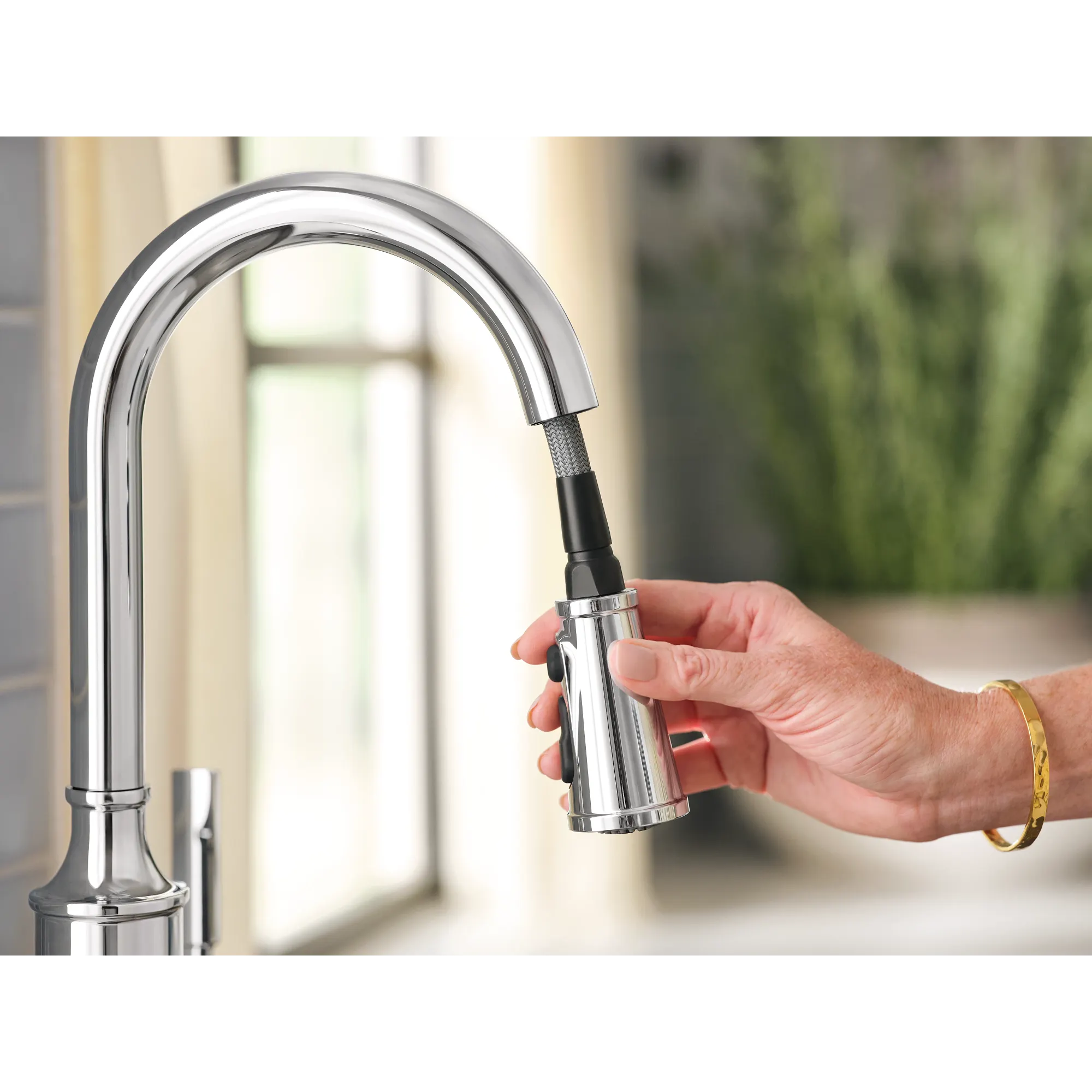 Gilden One-Handle High Arc Pulldown Kitchen Faucet - Image 7