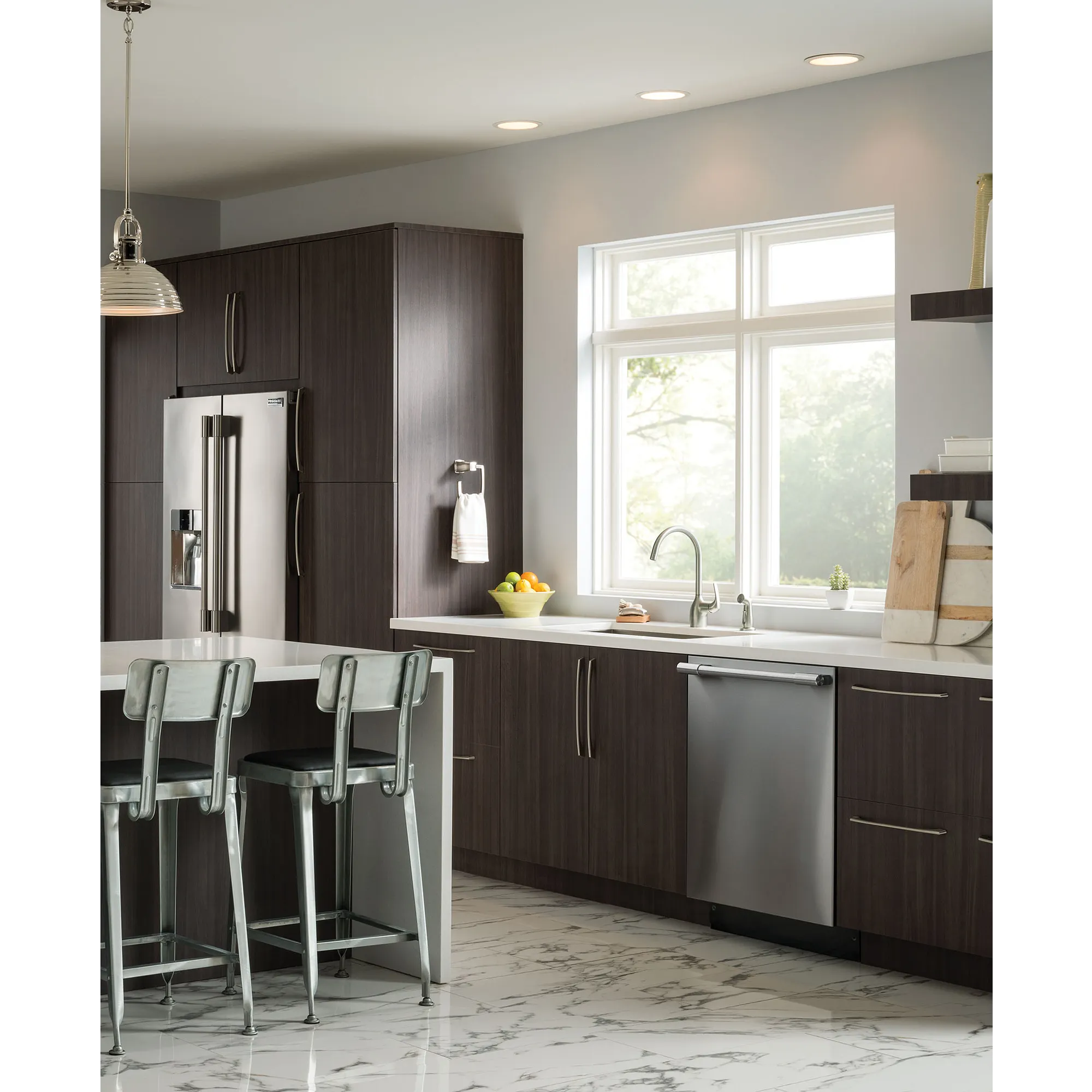Essie Spot resist stainless One-Handle High Arc Kitchen Faucet - Image 14