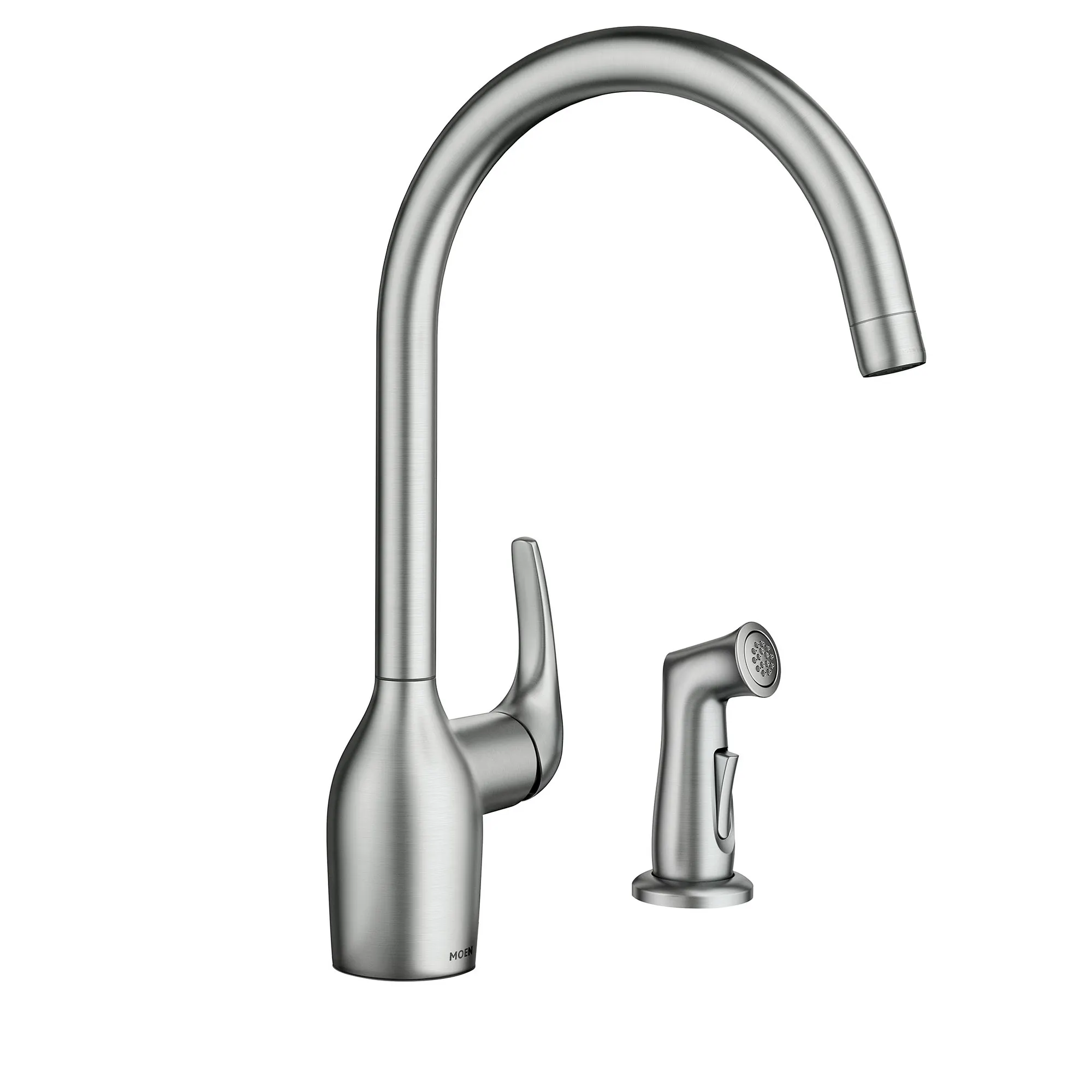 Essie Spot resist stainless One-Handle High Arc Kitchen Faucet - Image 3