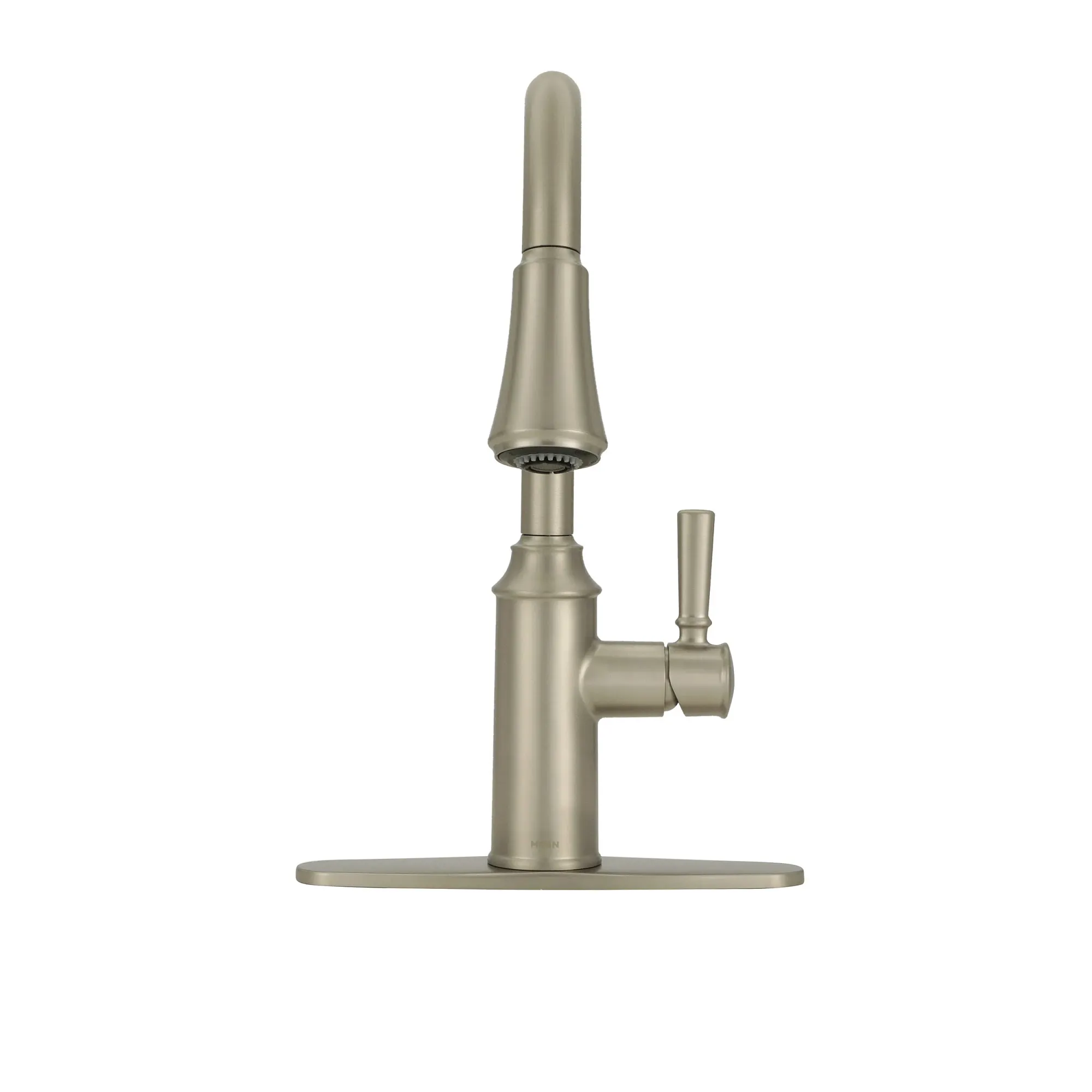 Conneaut Spot Resist Stainless One-Handle High Arc Pulldown Kitchen Faucet - Image 3
