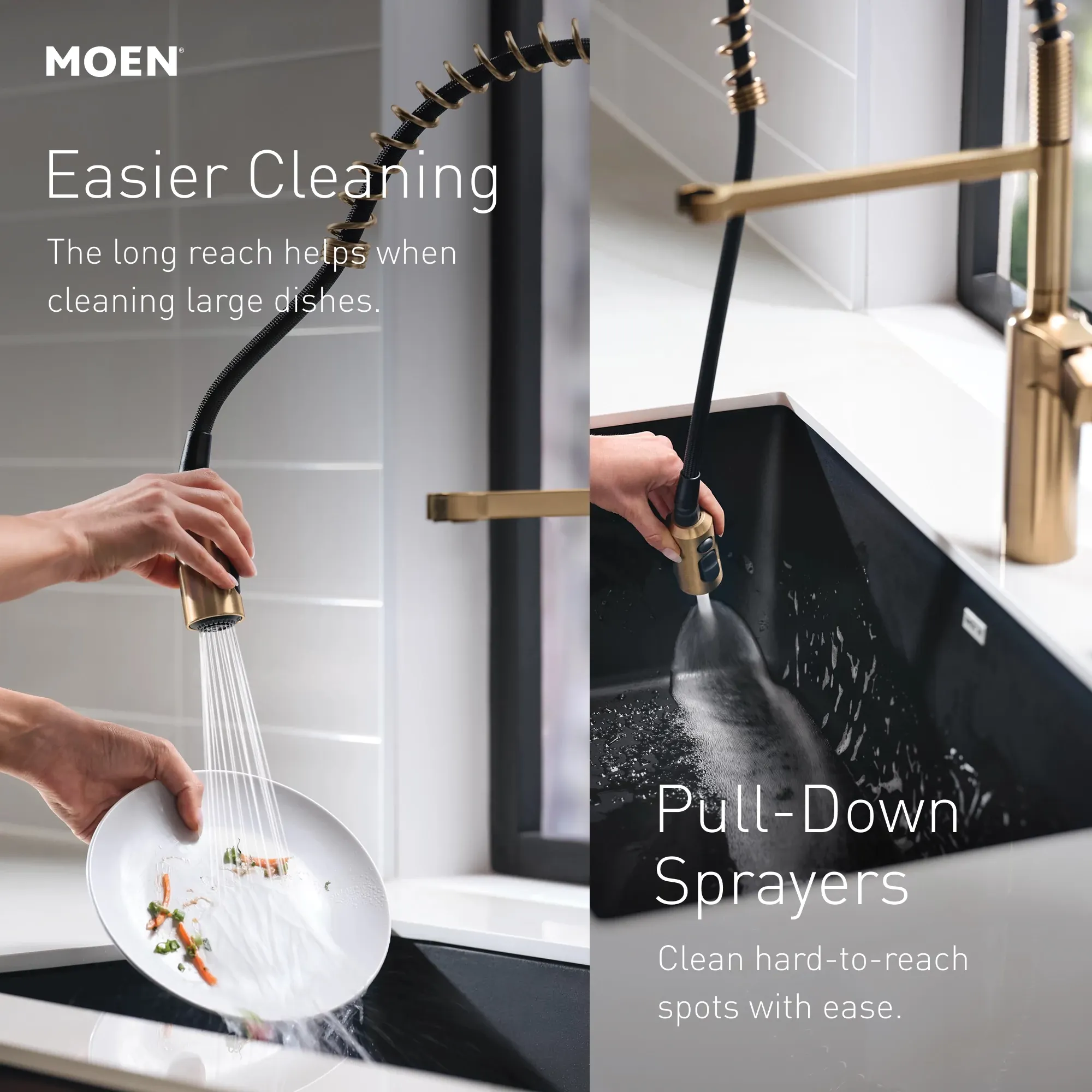 Inara One-Handle Pre-Rinse Spring Pulldown Kitchen Faucet - Image 27