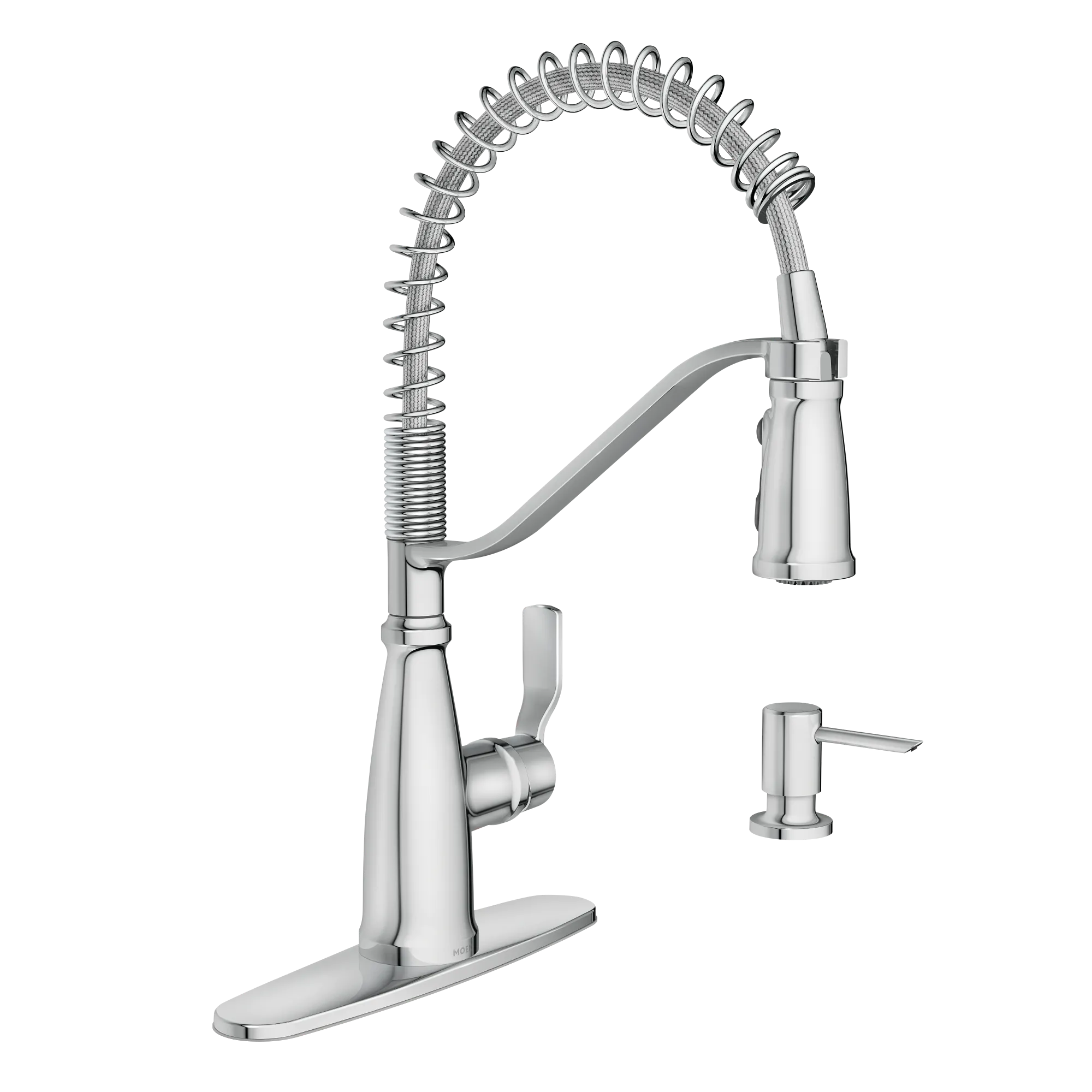 Nolia One-Handle Pre-Rinse Spring Pulldown Kitchen Faucet - Image 3