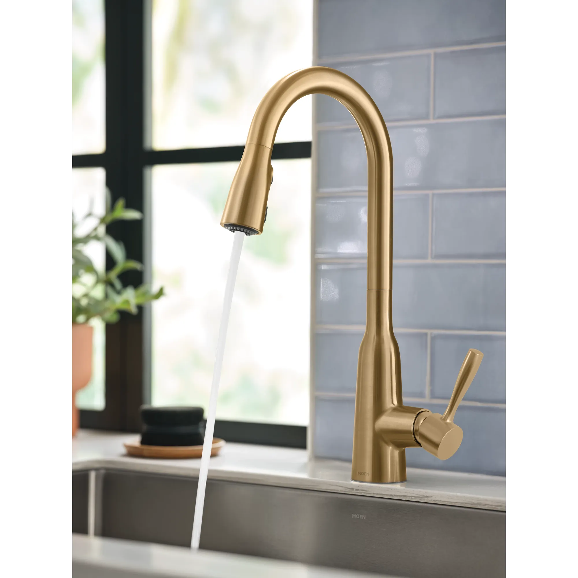 Orivesi One-Handle High Arc Pulldown Kitchen Faucet - Image 25