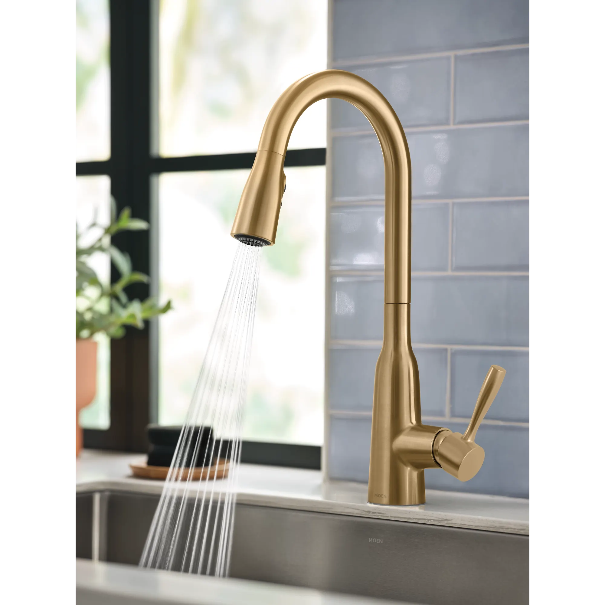 Orivesi One-Handle High Arc Pulldown Kitchen Faucet - Image 26