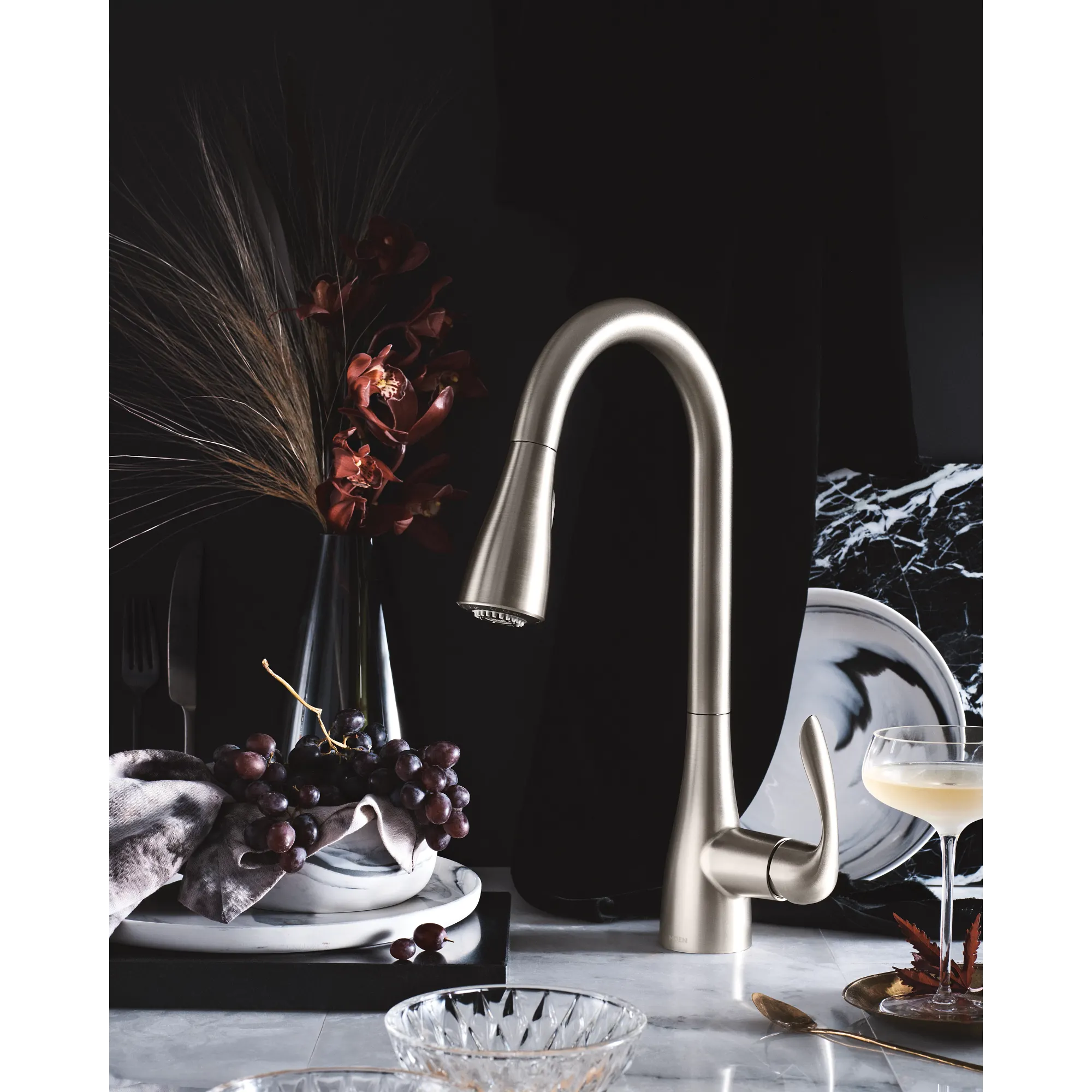 Georgene MotionSense Wave One-Handle Pulldown Touchless Kitchen Faucet - Image 20