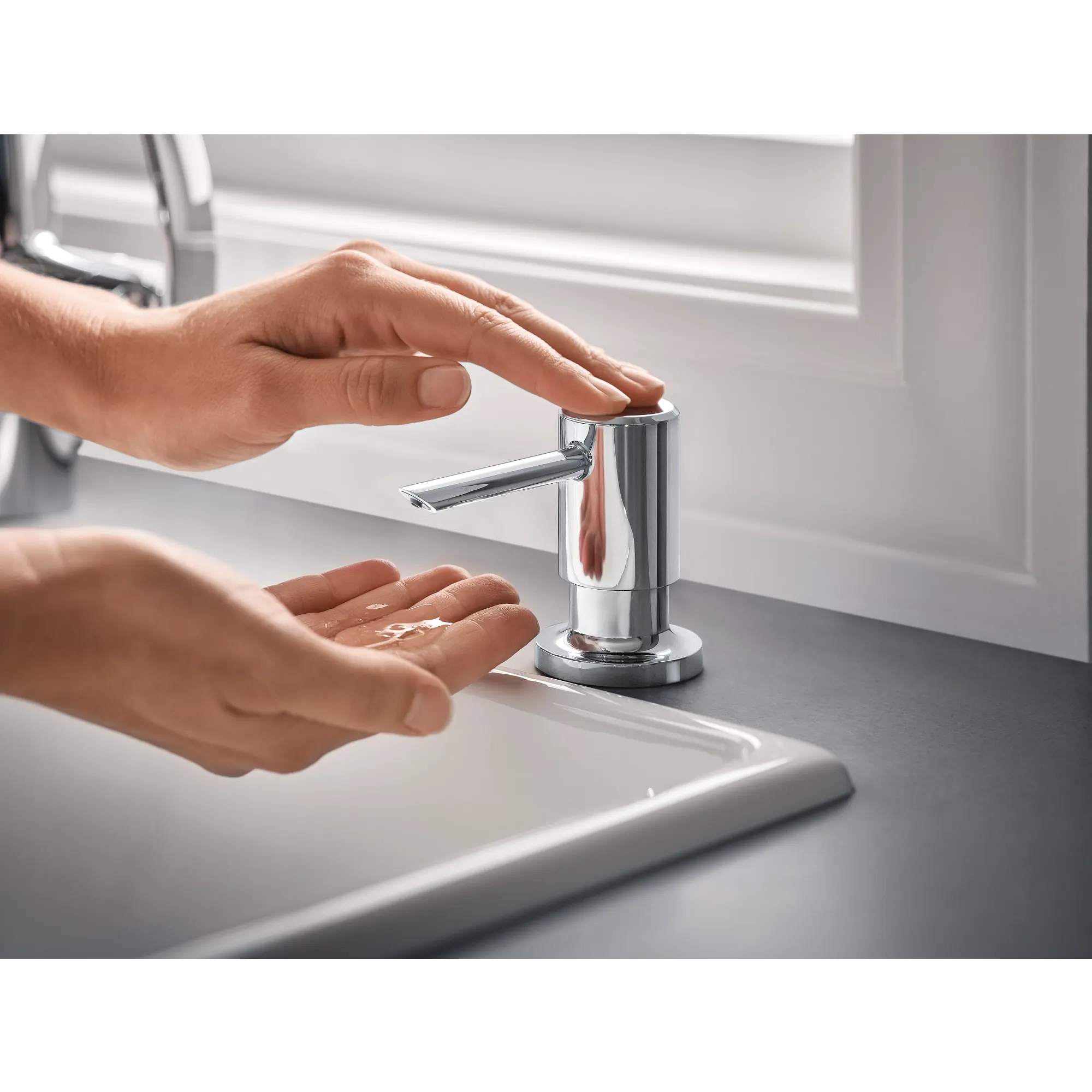Reyes One-Handle High Arc Pulldown Kitchen Faucet - Image 7