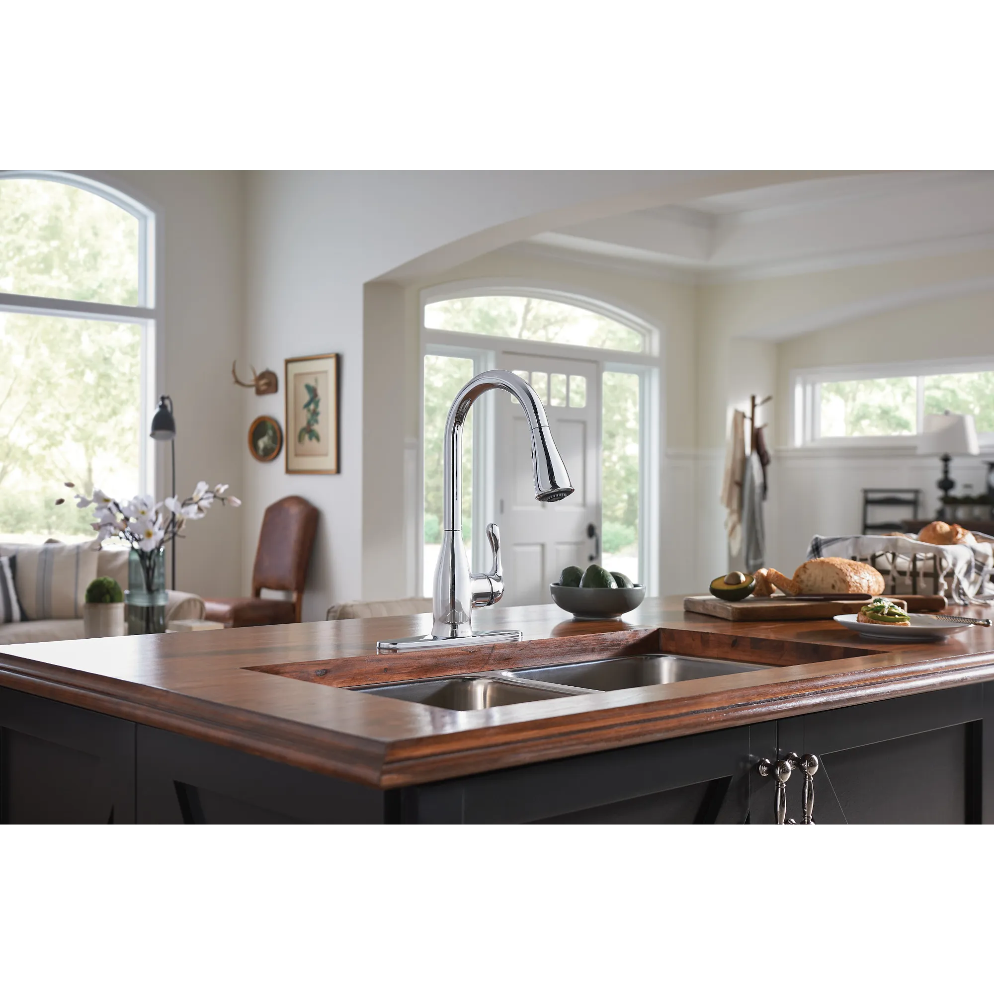 Kaden One-Handle Pulldown Kitchen Faucet - Image 2