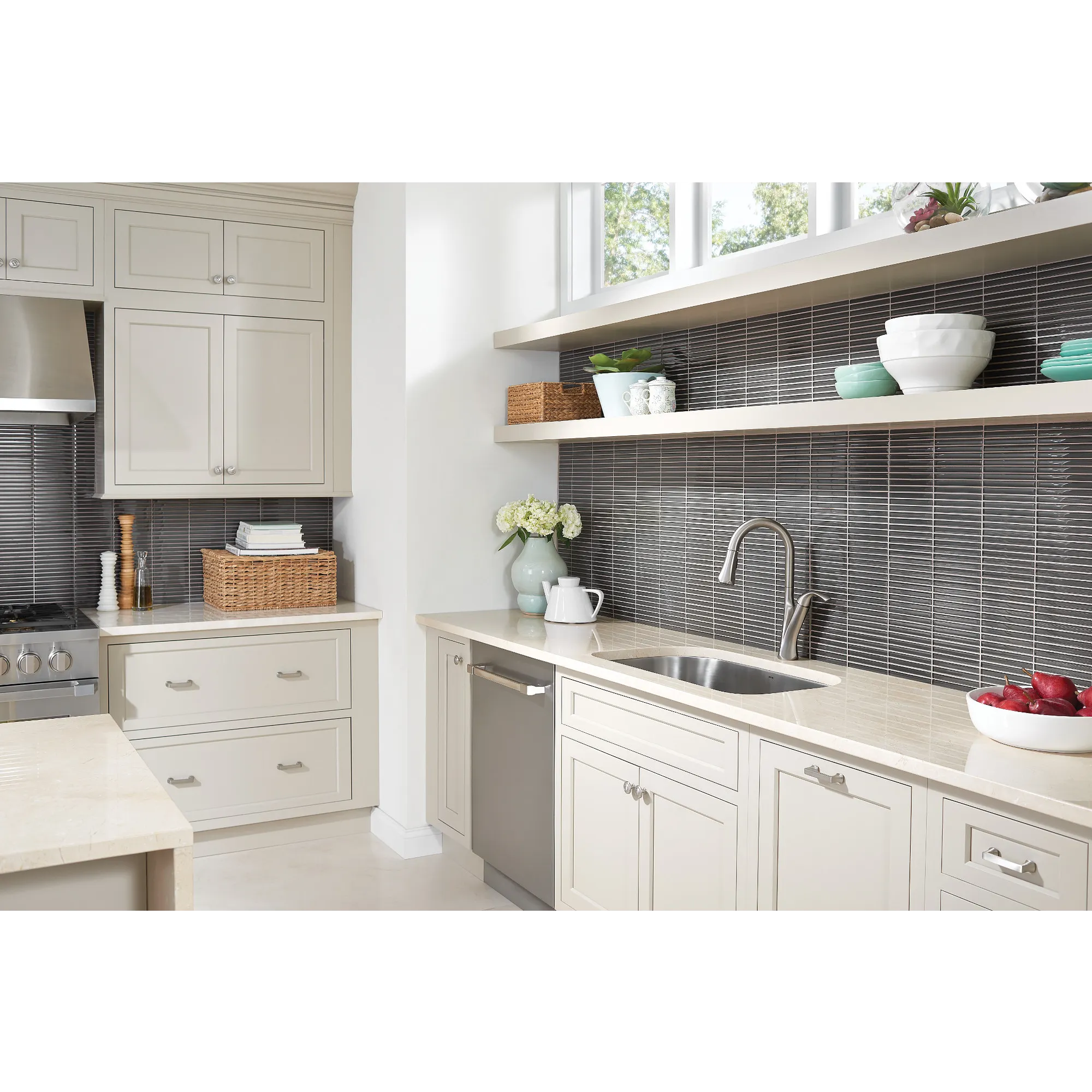 Notch Chrome One-Handle High Arc Pulldown Kitchen Faucet - Image 13