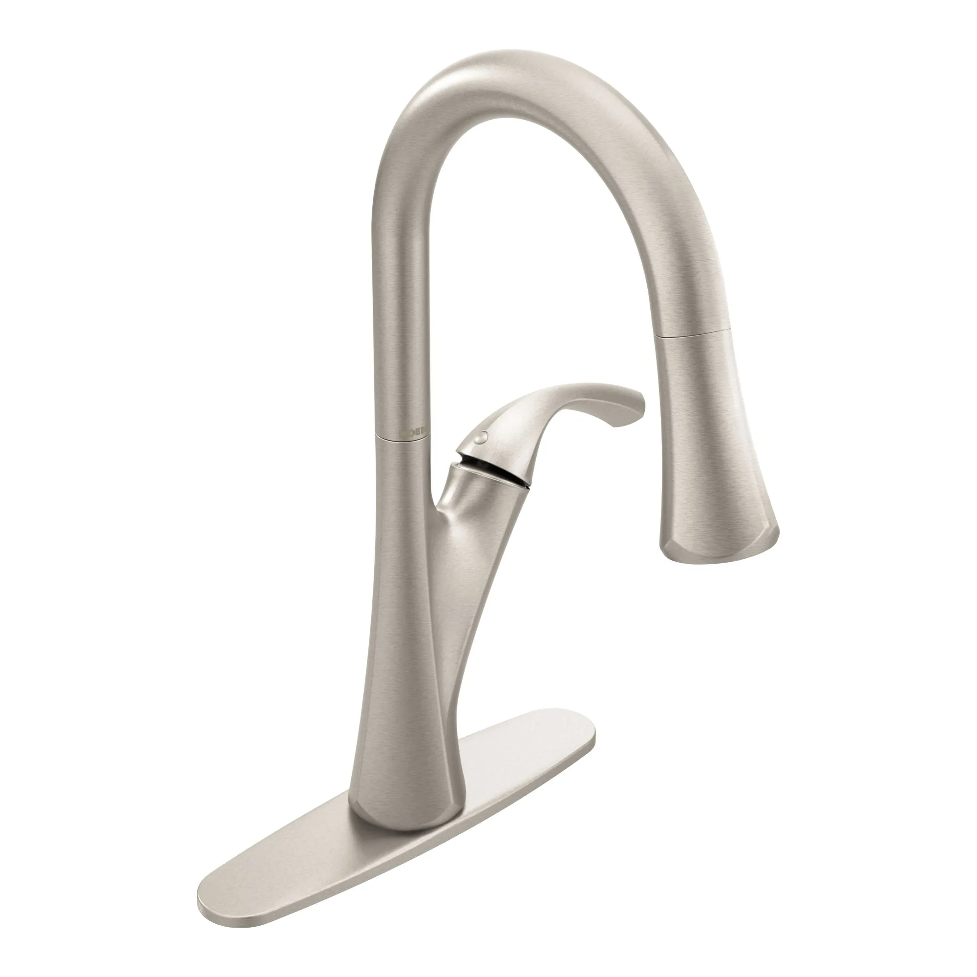 Notch Chrome One-Handle High Arc Pulldown Kitchen Faucet - Image 15