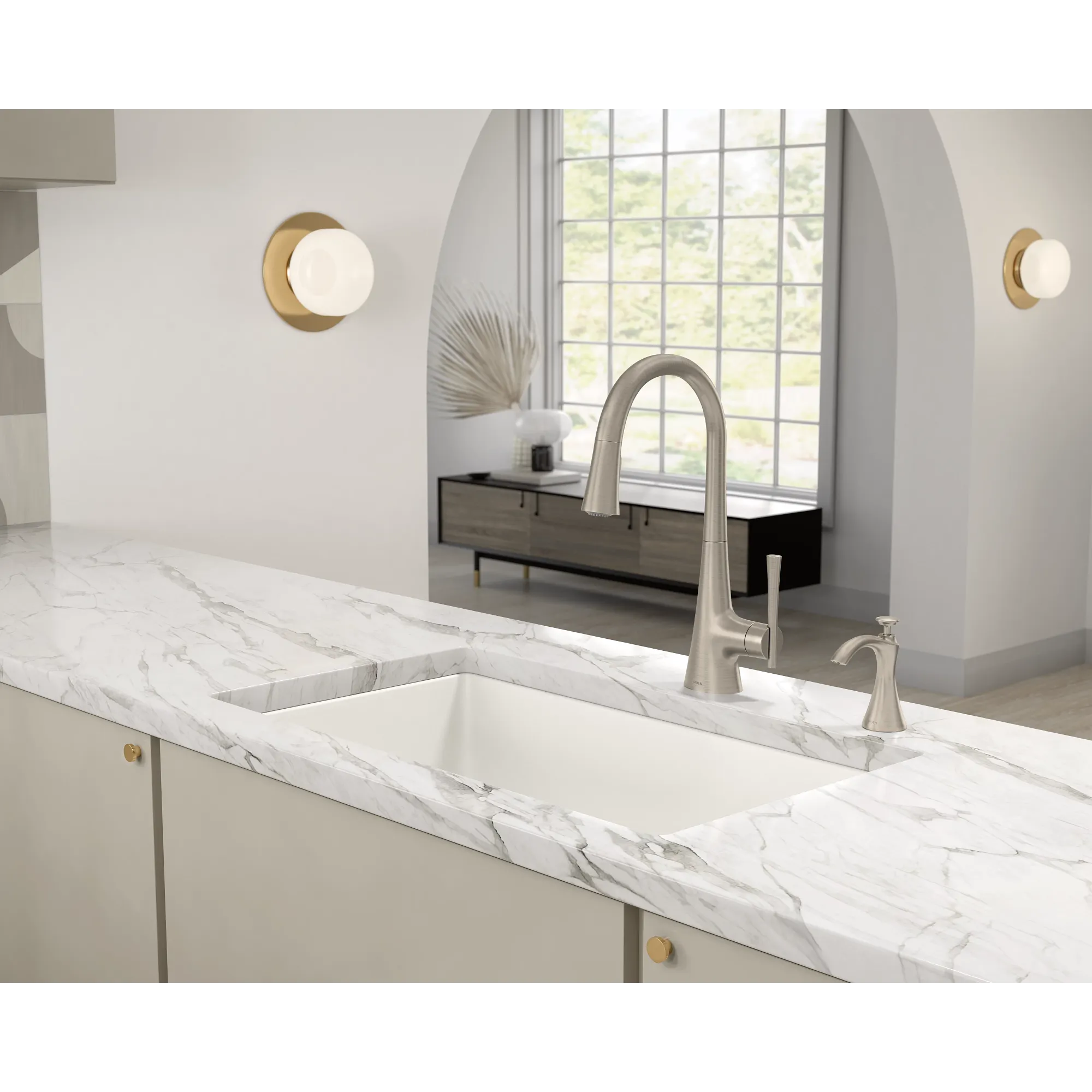 Kurv One-Handle High Arc Pulldown Kitchen Faucet