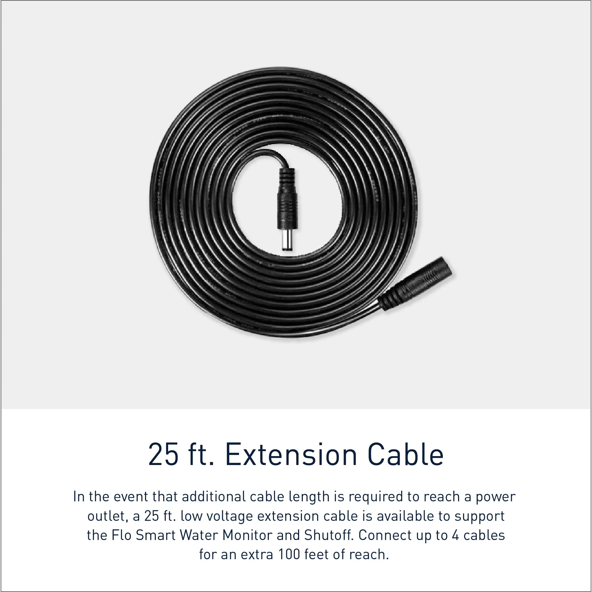 Flo Smart Water Monitor & Shutoff 25' Extension Cable - Image 8