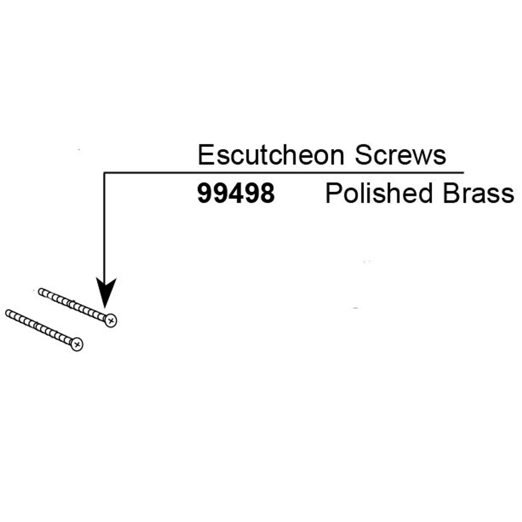 Escutcheon Screws for the Legend Collection Tub/Shower Escutcheon - Image 2