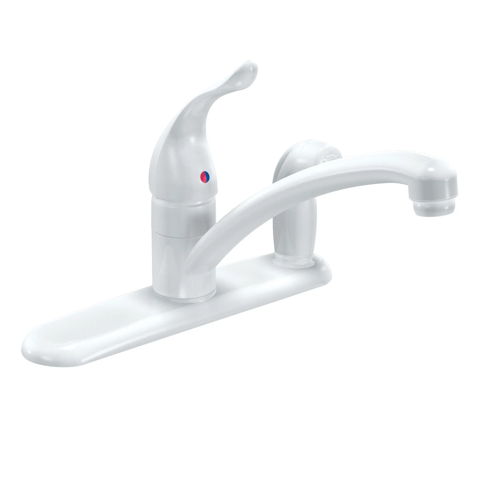 Chateau Chrome one-handle low arc kitchen faucet - Image 2