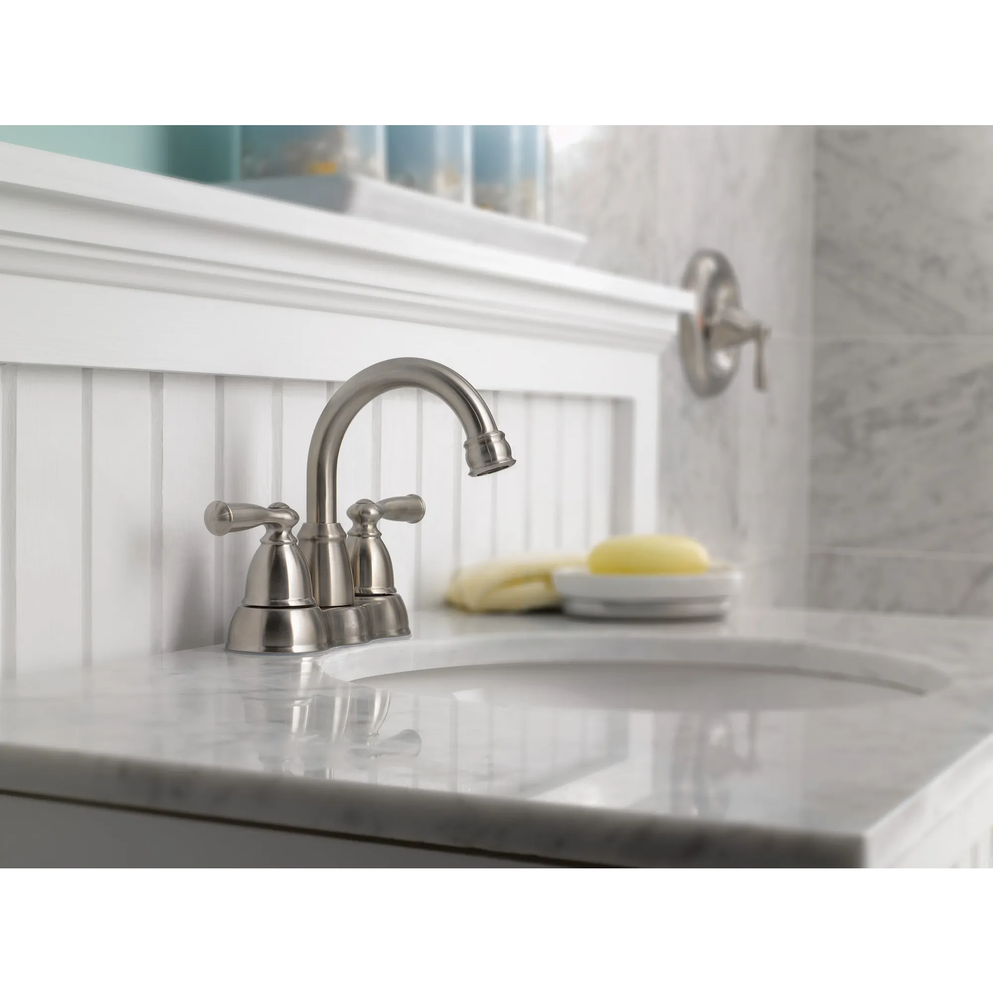 Banbury Chrome two-handle high arc bathroom faucet - Image 13