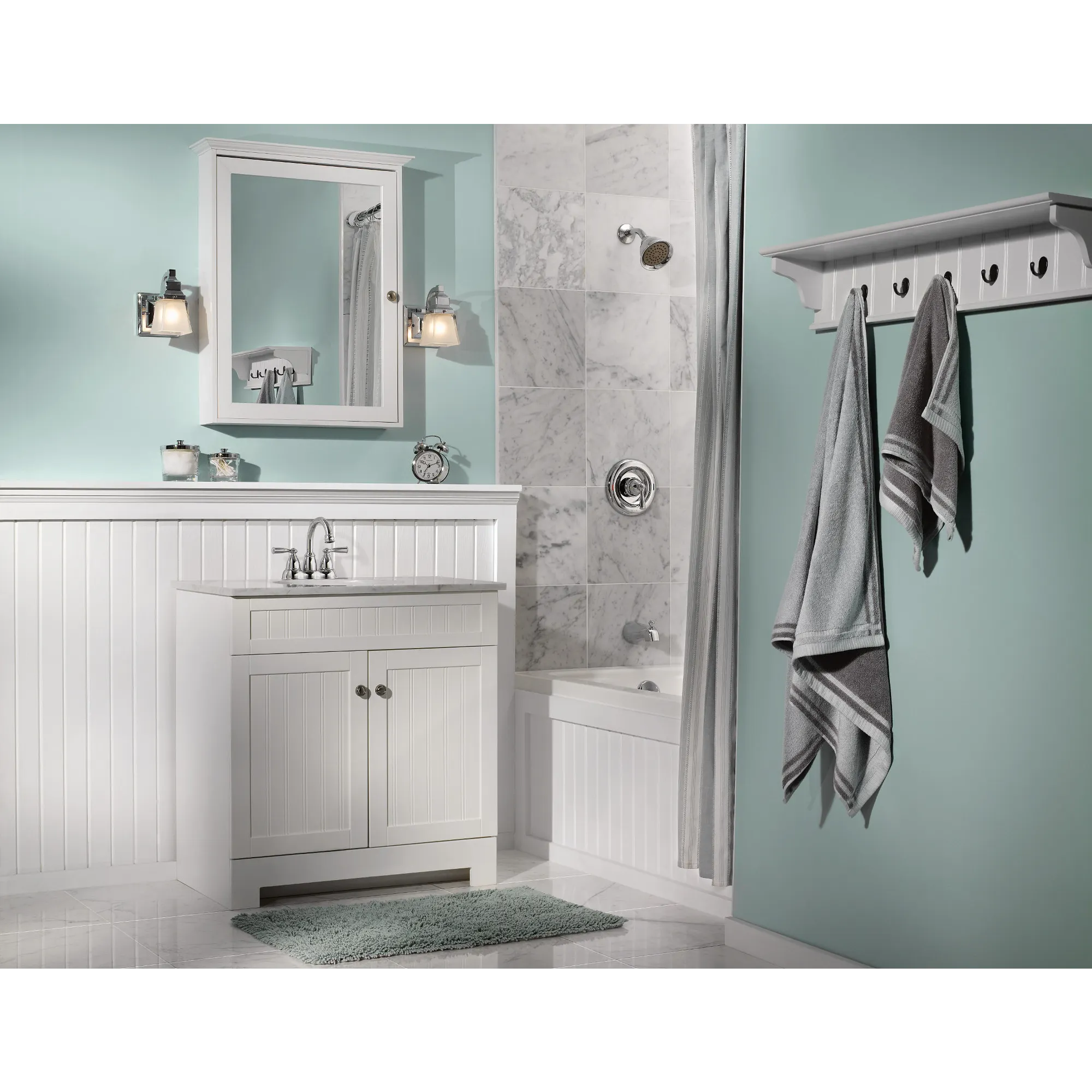 Banbury Chrome two-handle high arc bathroom faucet - Image 5
