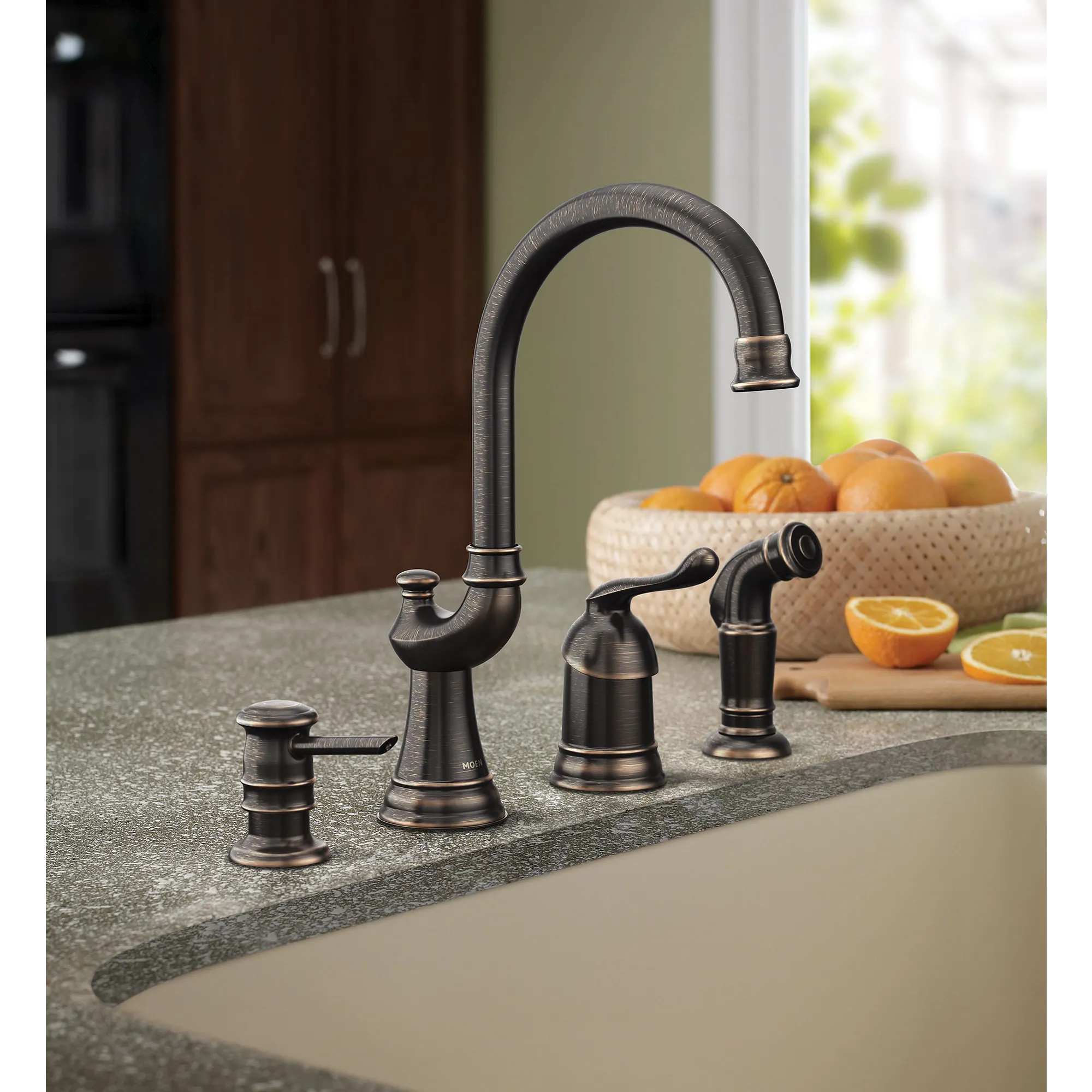 Muirfield Classic stainless one-handle high arc bar faucet - Image 3