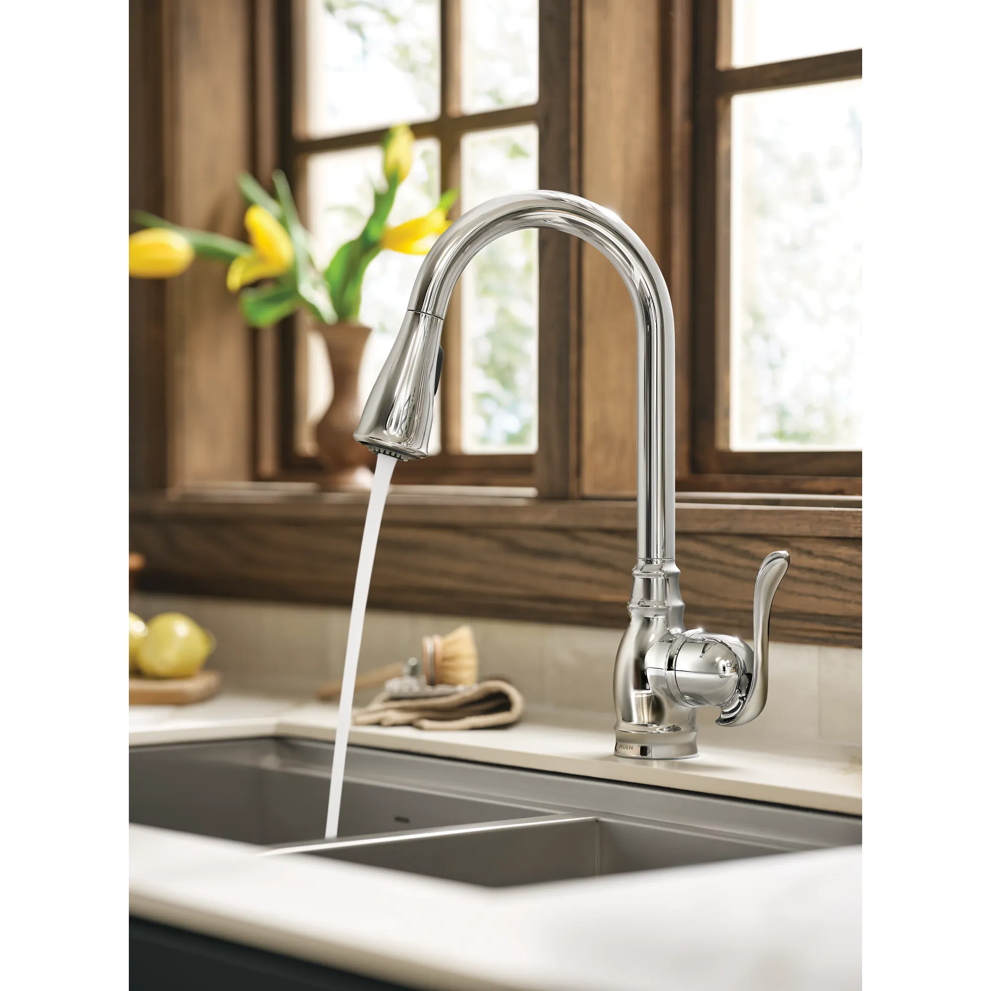 Anabelle One-Handle High Arc Pulldown Kitchen Faucet - Image 10