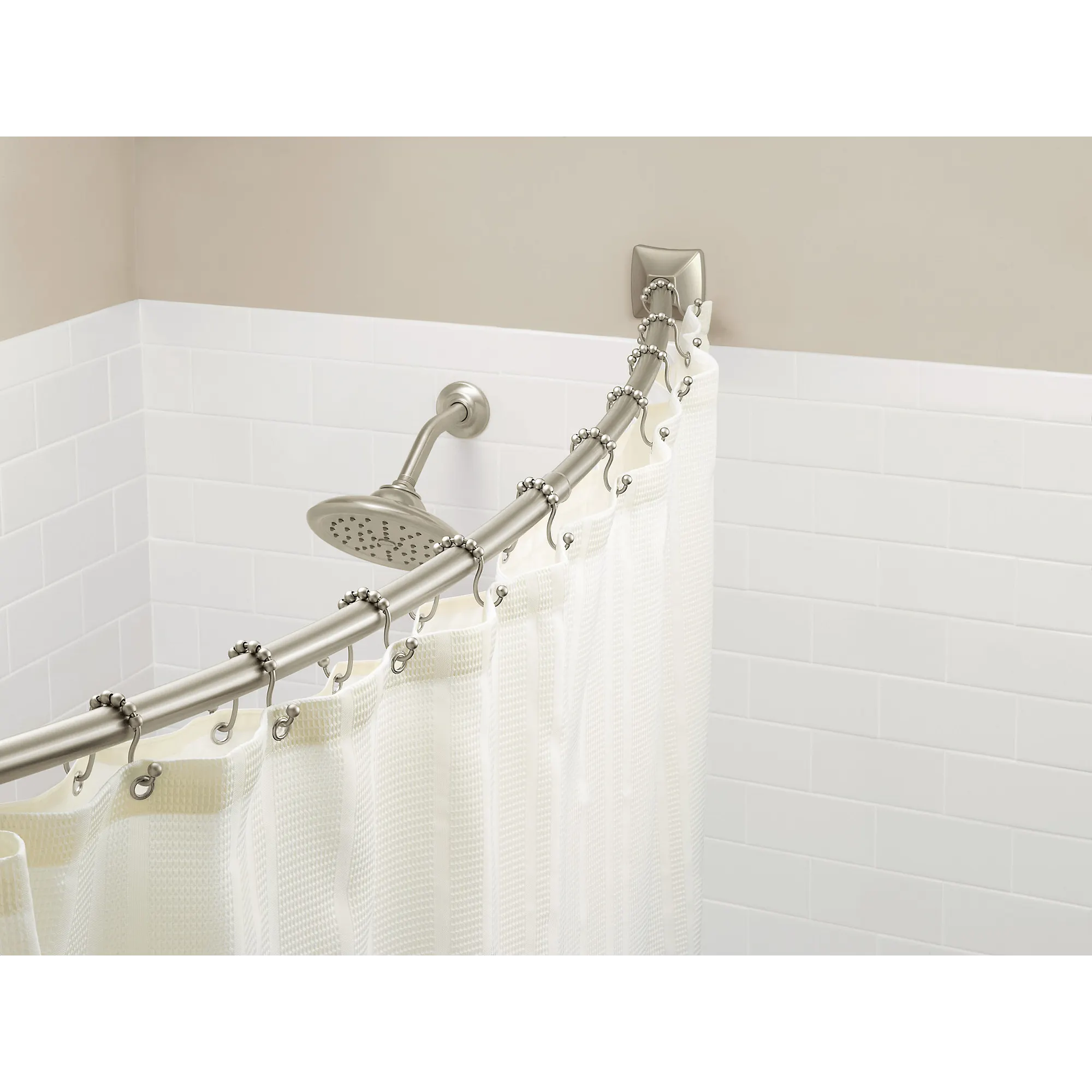 Curved Shower Rods Chrome Adjustable Curved Shower Rod - Image 14