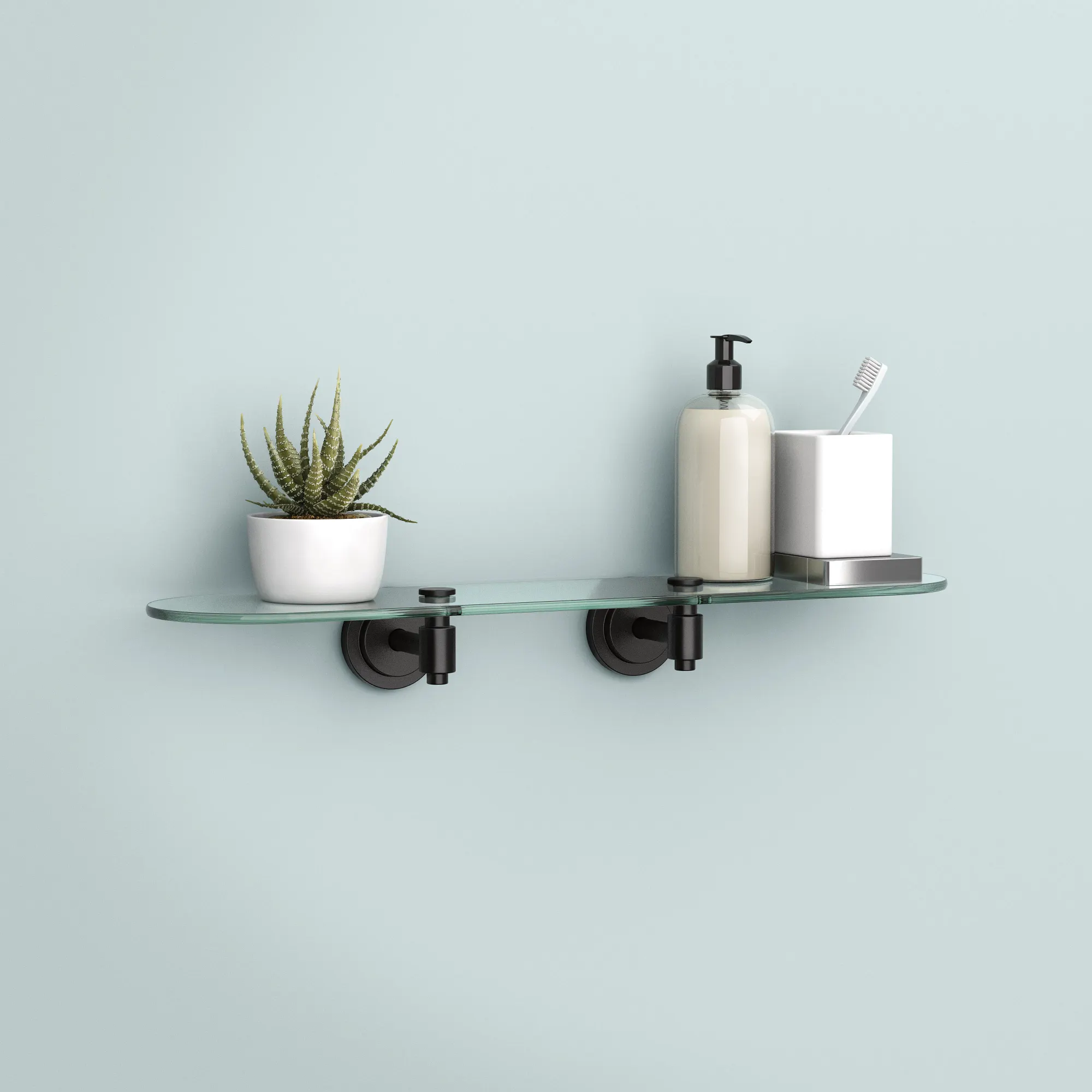 Iso Glass Decorative Wall Shelf - Image 6
