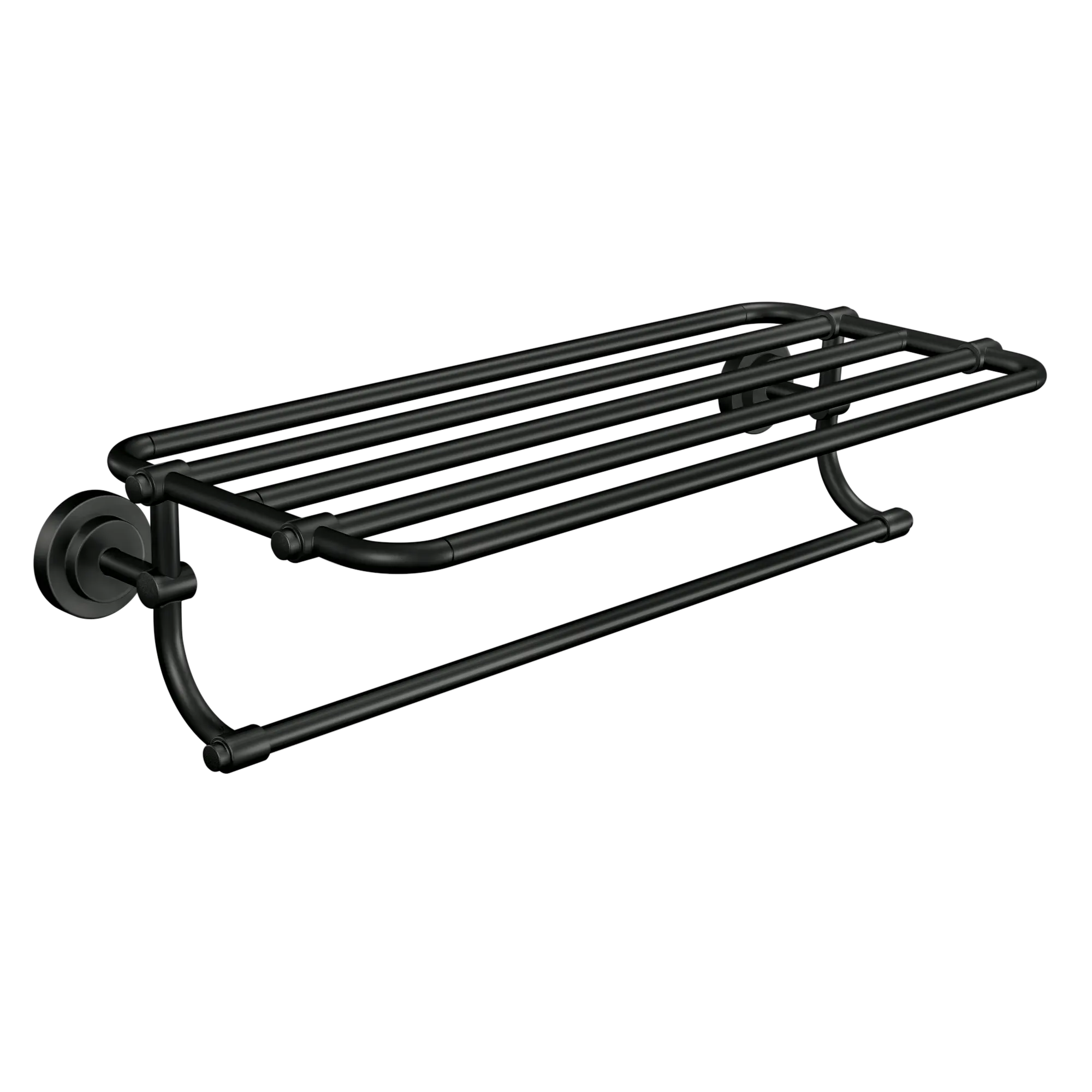 Iso Bathroom Shelf with Towel Bar - Image 10