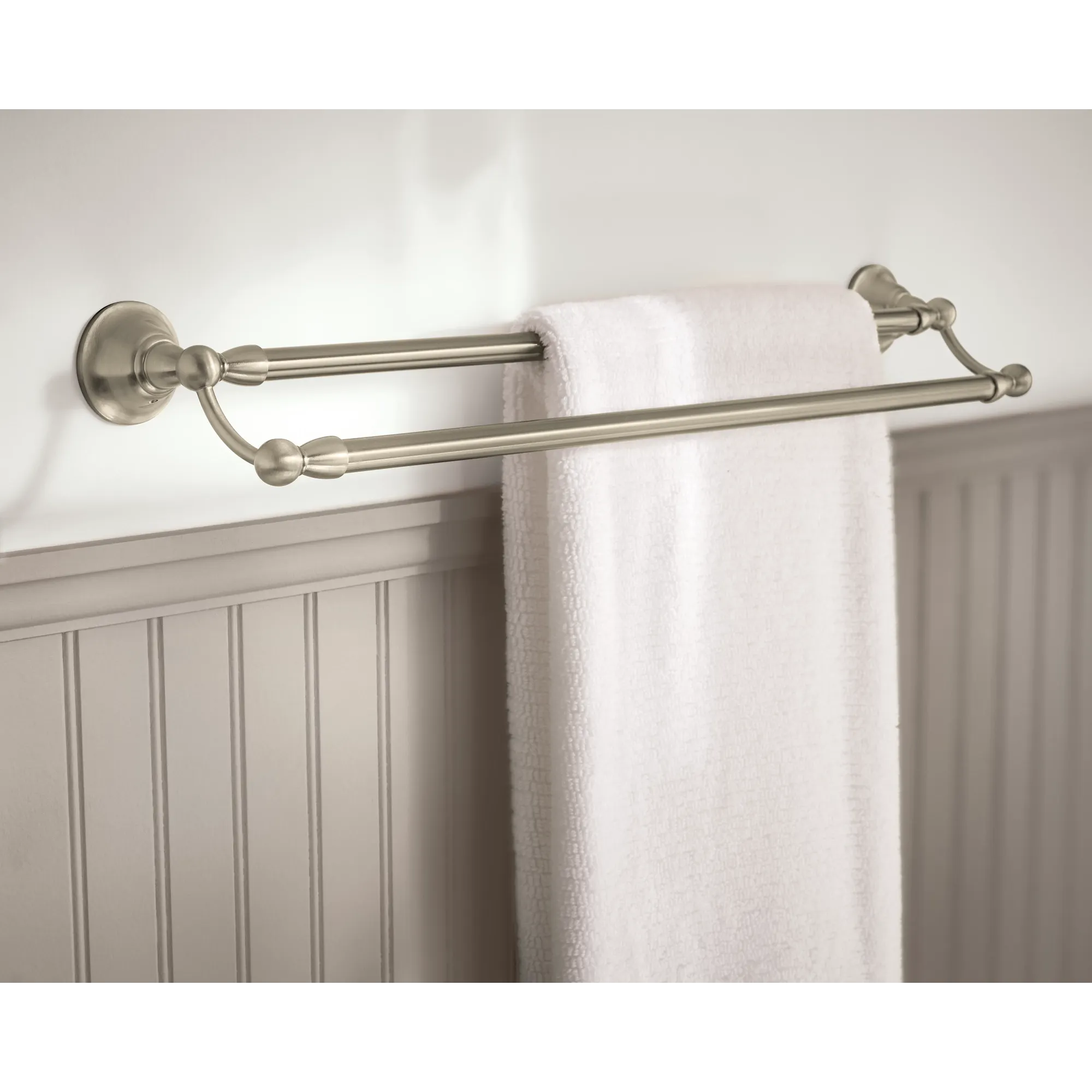 Sage Brushed nickel 24" Double Towel Bar - Image 3