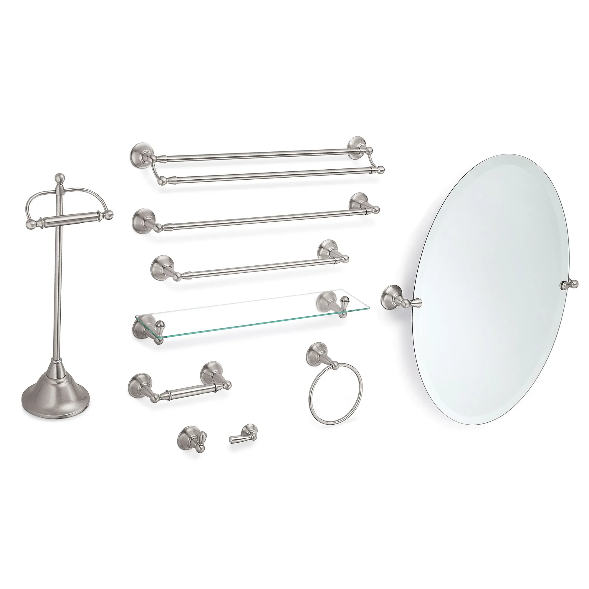 Sage Brushed nickel 24" Double Towel Bar - Image 4