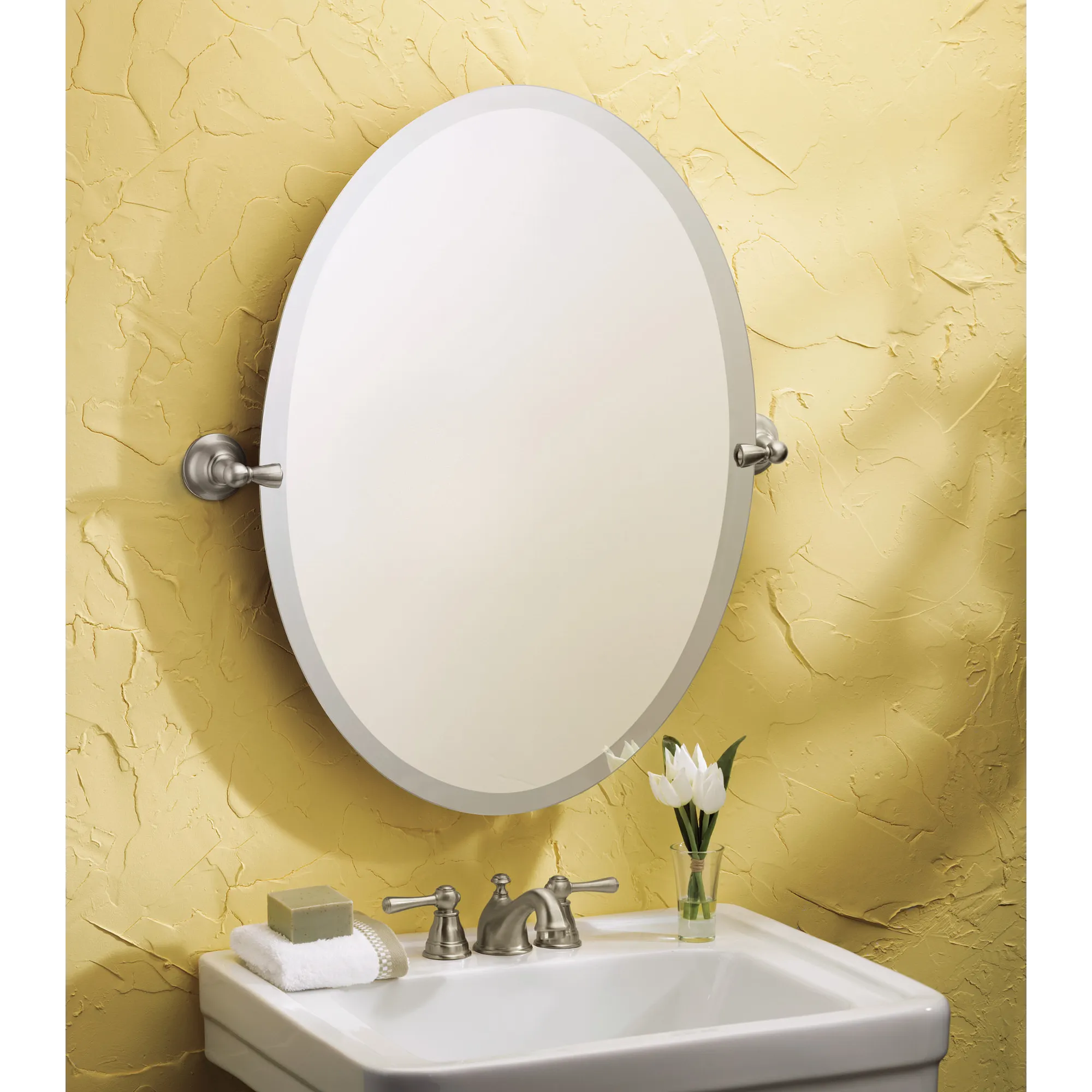 Sage Brushed nickel Mirror