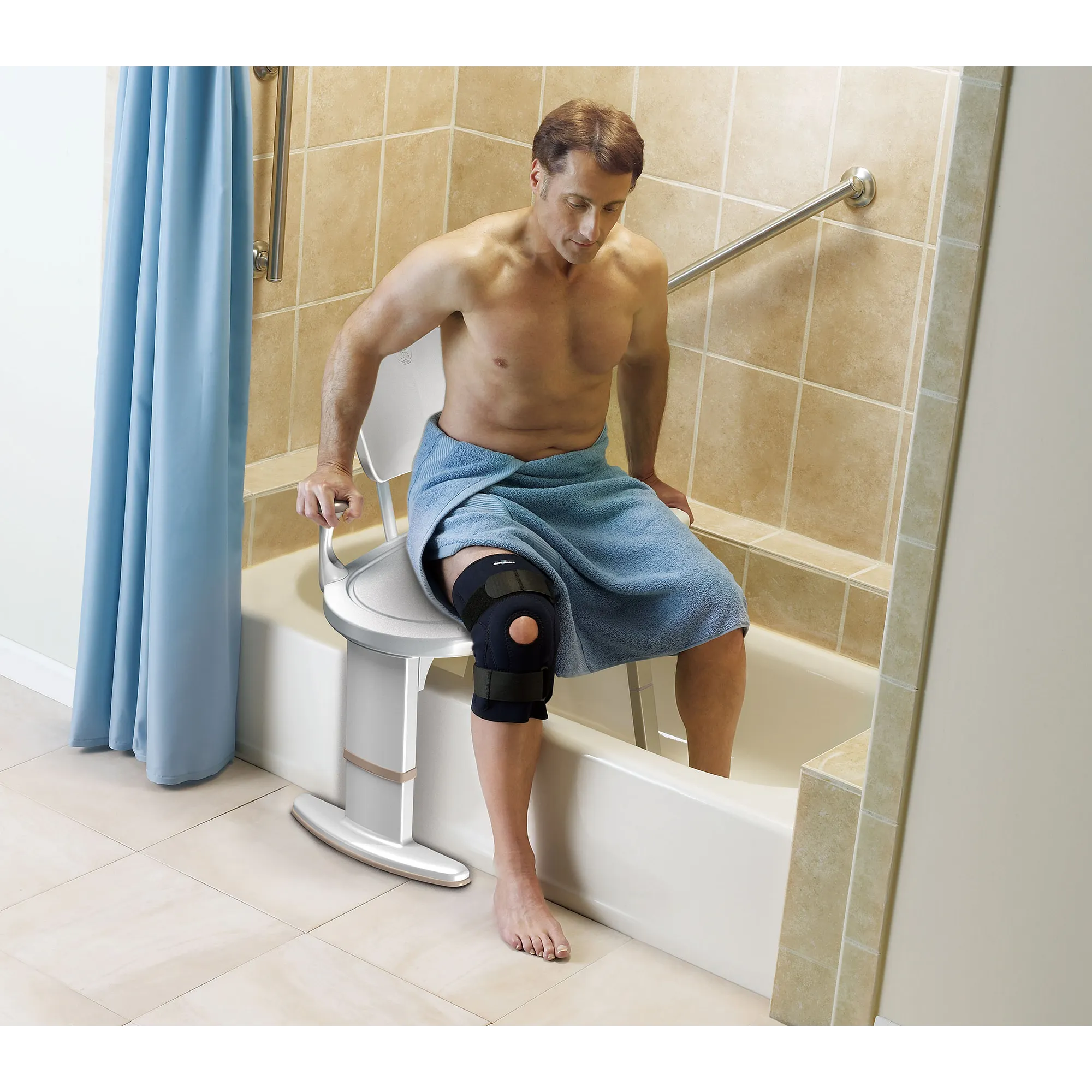 Moen Home Care Glacier Transfer Bench - Image 3