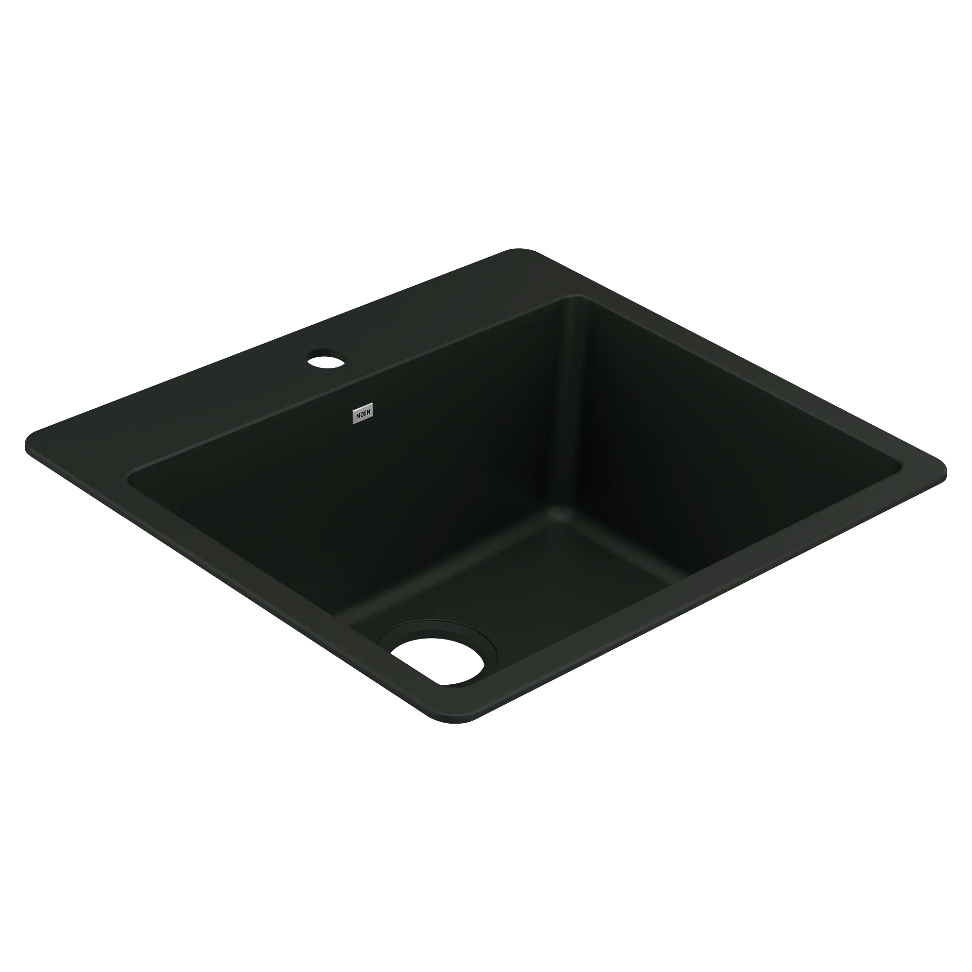 Host 25" Granite Dual Mount Single Bowl Sink - Image 4