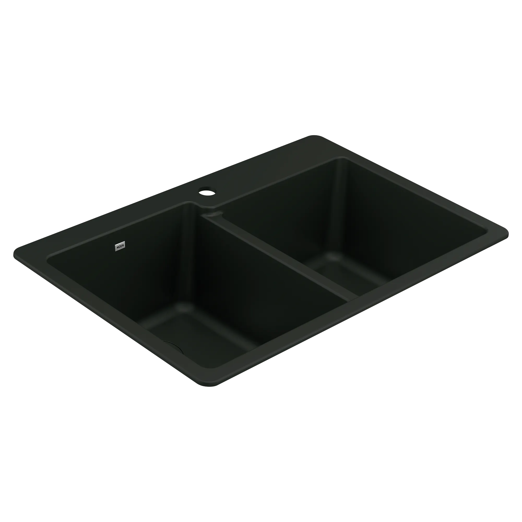 Host 33" Granite Dual Mount Double Bowl Sink - Image 4