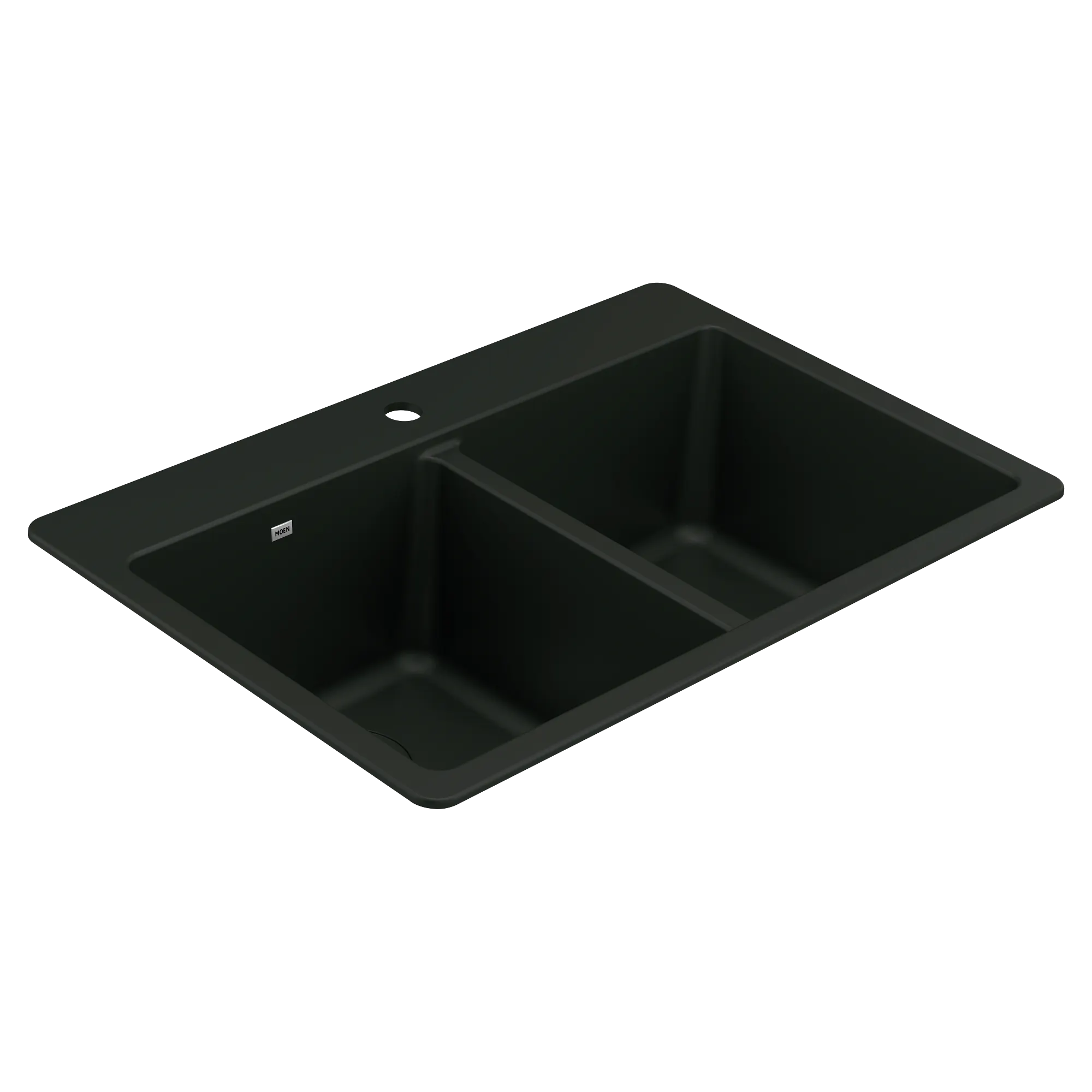 Host 33" Granite Dual Mount Double Bowl Sink - Image 3