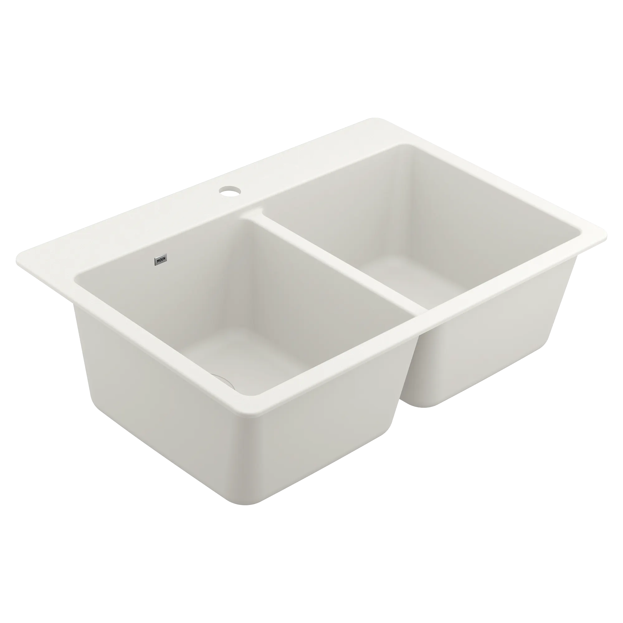 Host 33" Granite Dual Mount Double Bowl Sink