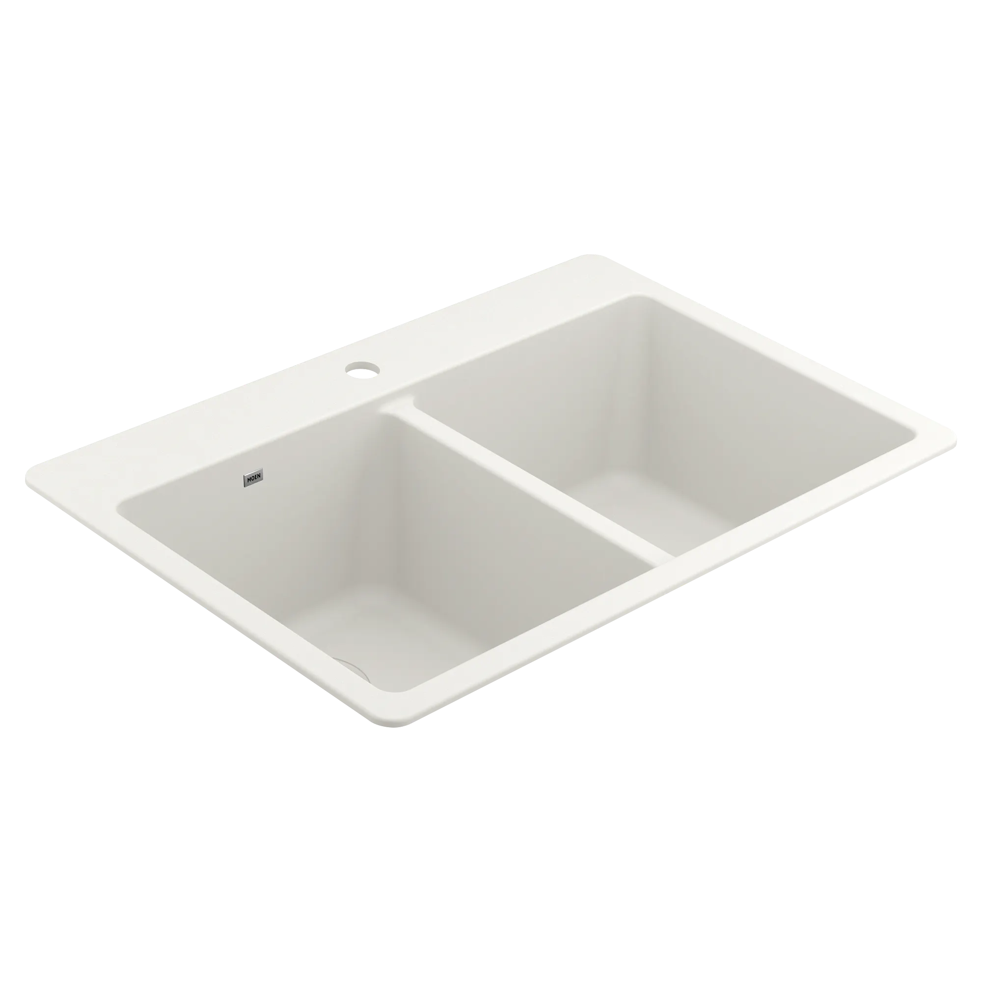 Host 33" Granite Dual Mount Double Bowl Sink - Image 3