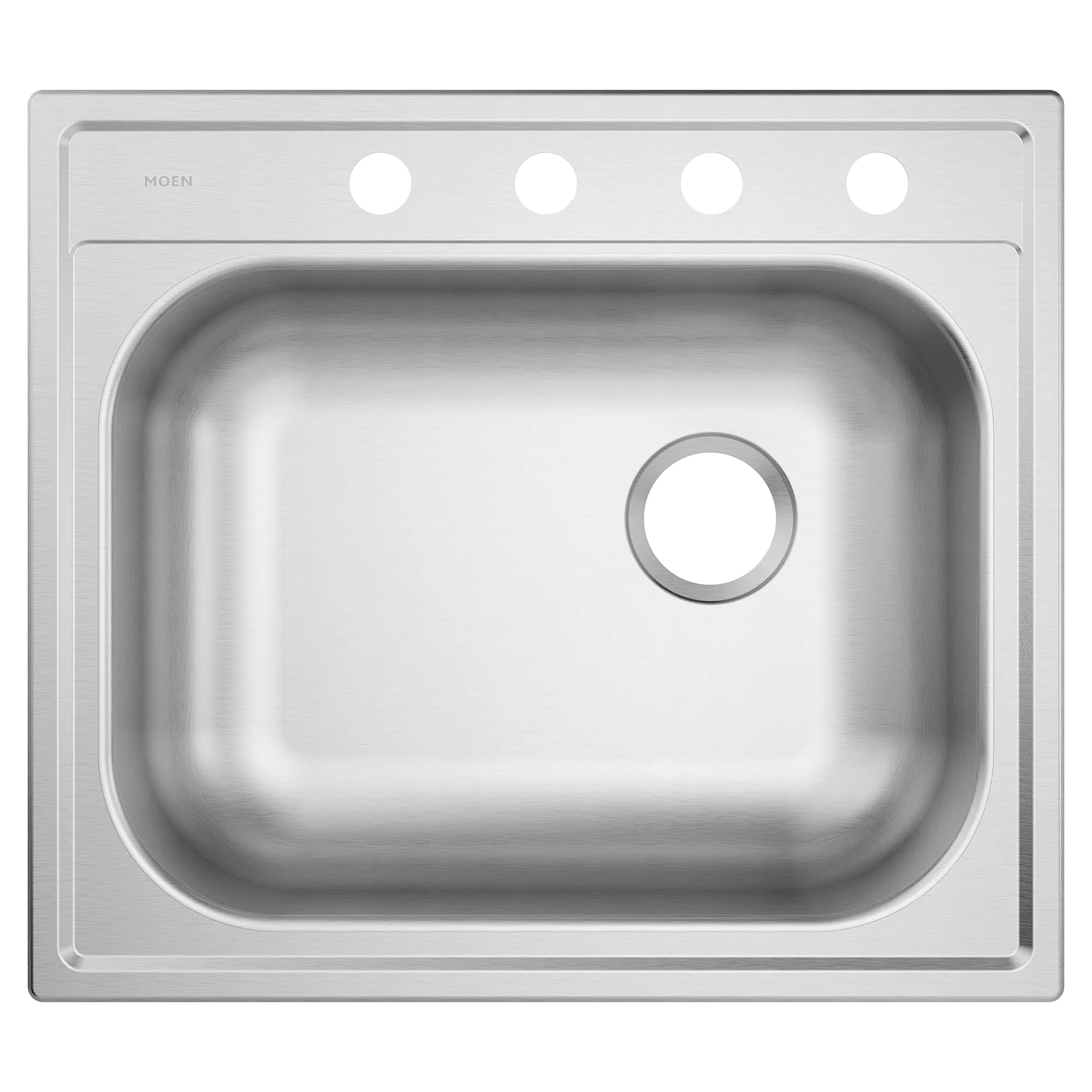 2000 Series 25"x22" 20 Gauge Single Bowl Drop In Sink