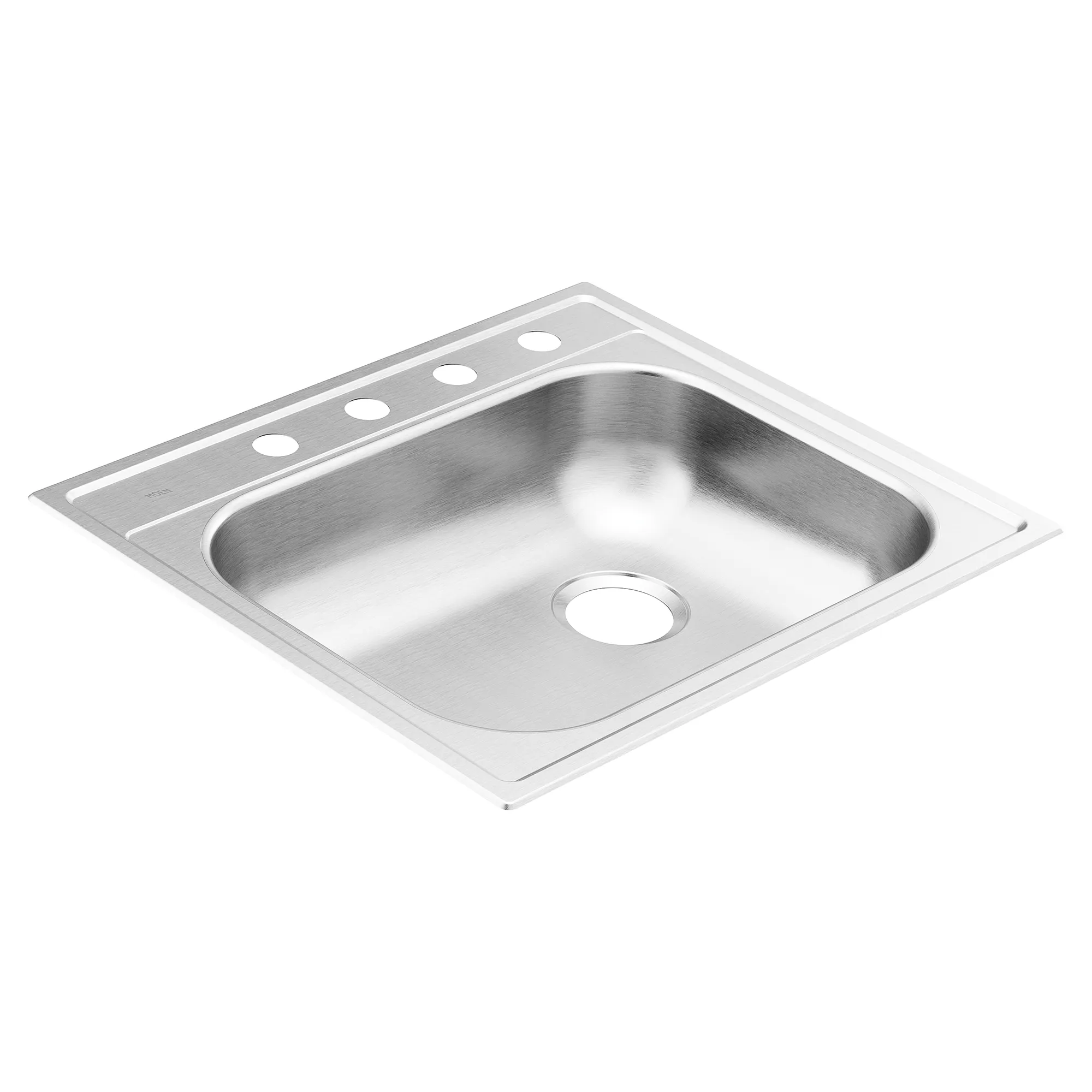 2000 Series 25"x22" 20 Gauge Single Bowl Drop In Sink - Image 2