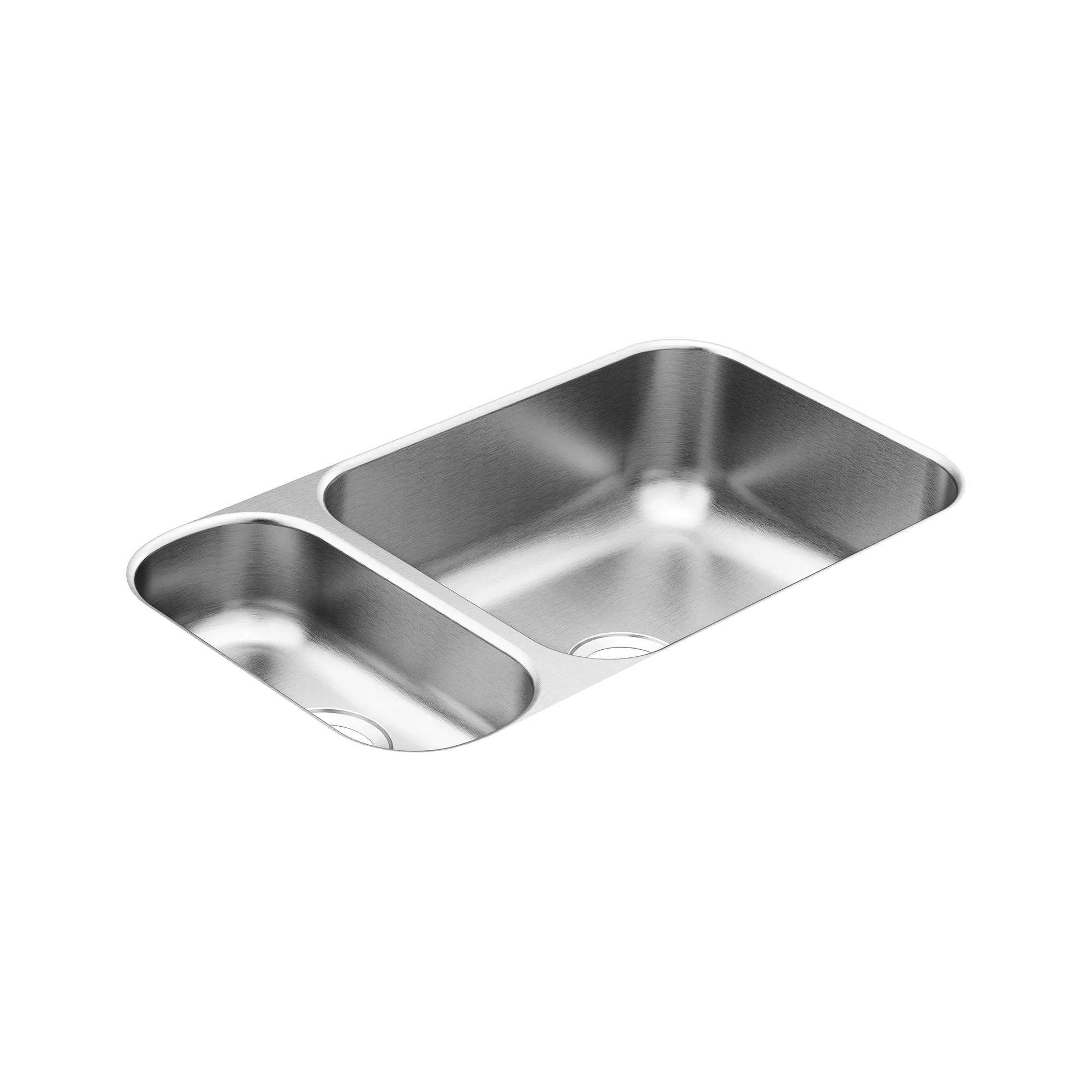 2000 Series 33"x22" stainless steel 20 gauge double bowl drop in sink - Image 2