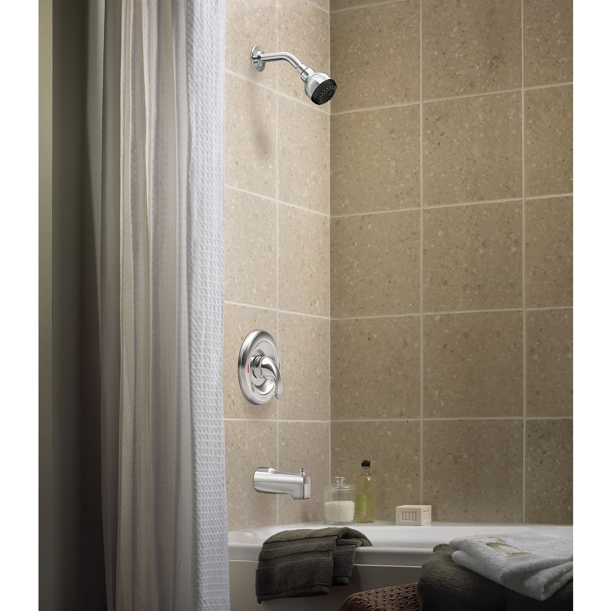 Adler Chrome Posi-Temp(R) Tub/Shower