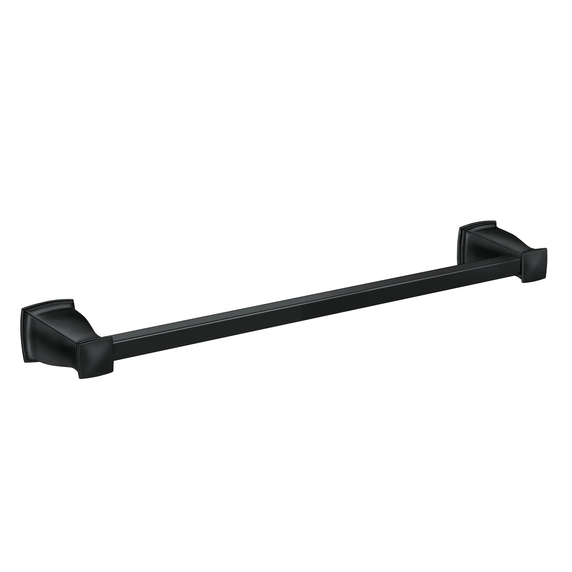 Hensley Matte Black 3 PC Kit: Pivoting Paper Holder, Towel Bar & Towel Ring - Image 14