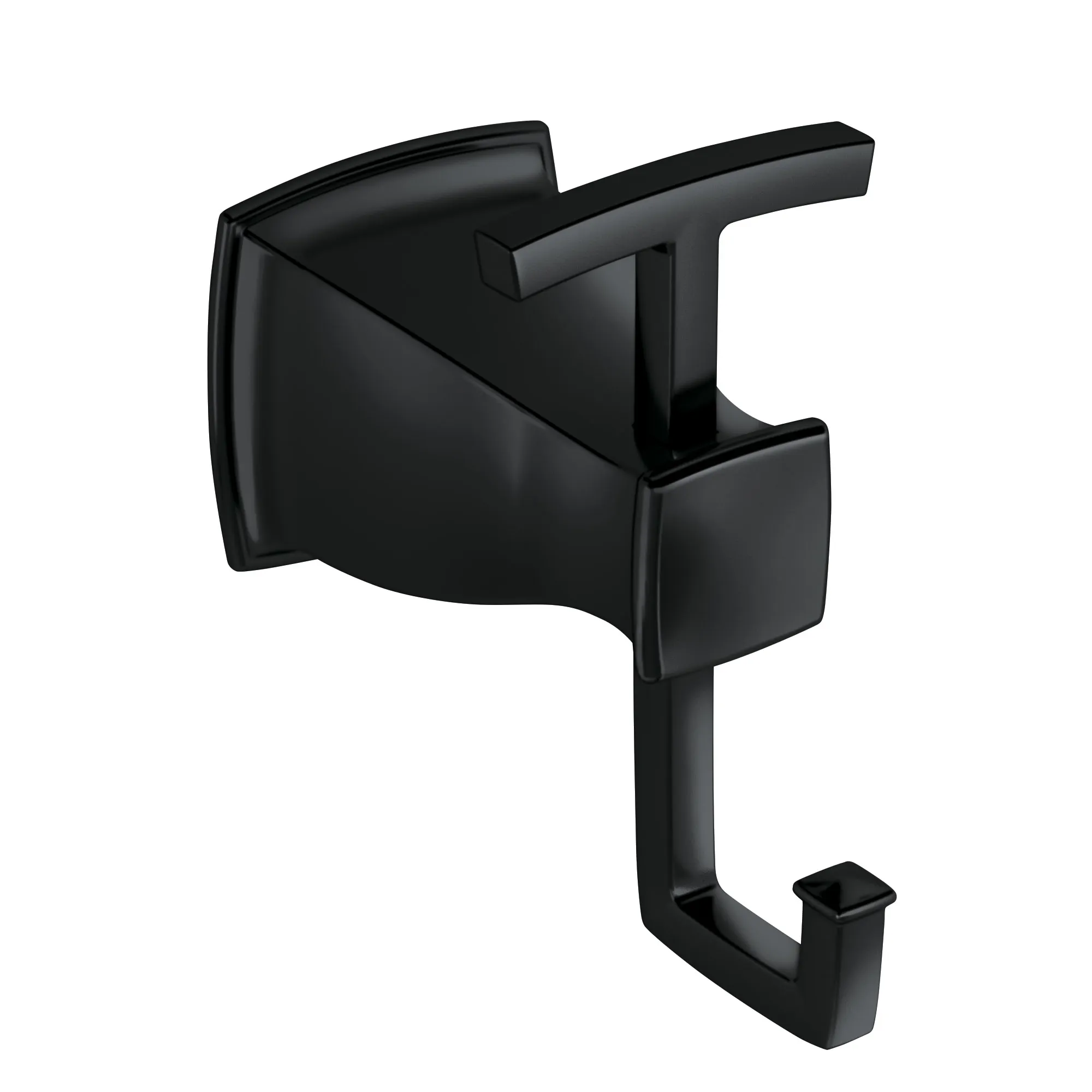 Hensley Matte Black 3 PC Kit: Pivoting Paper Holder, Towel Bar & Towel Ring - Image 2