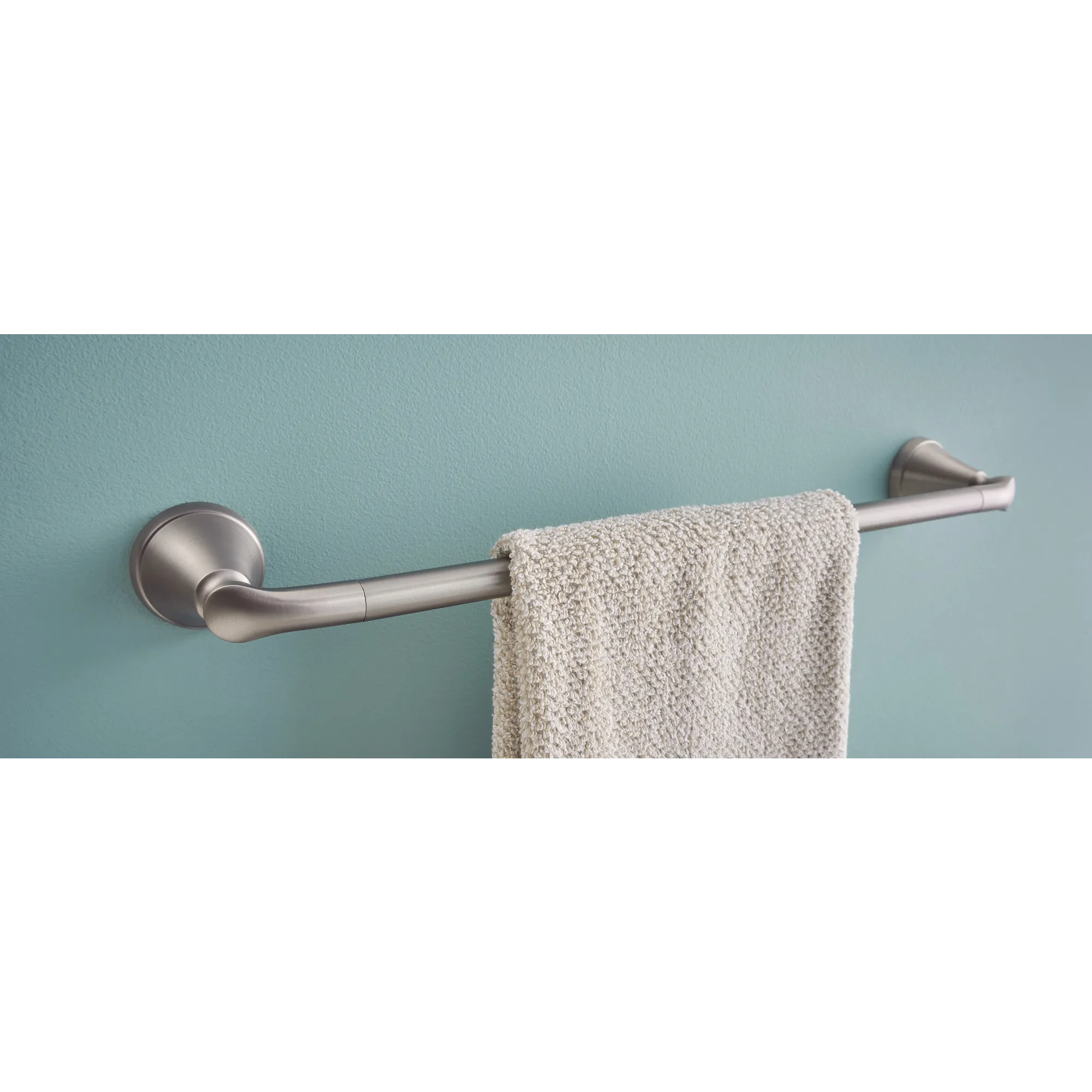 Tiffin Brushed nickel 24" Towel Bar - Image 5