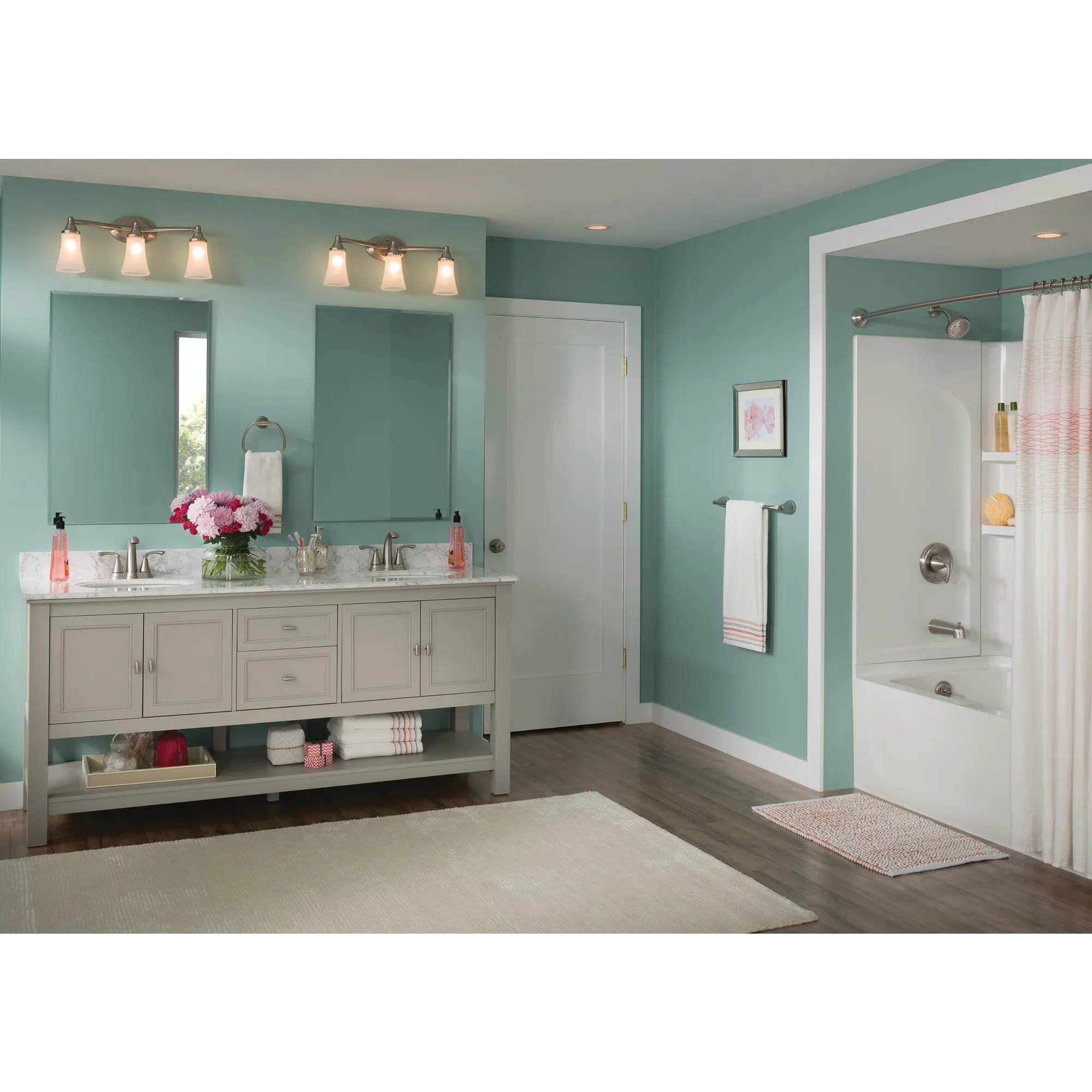 Tiffin Brushed nickel 24" Towel Bar - Image 8