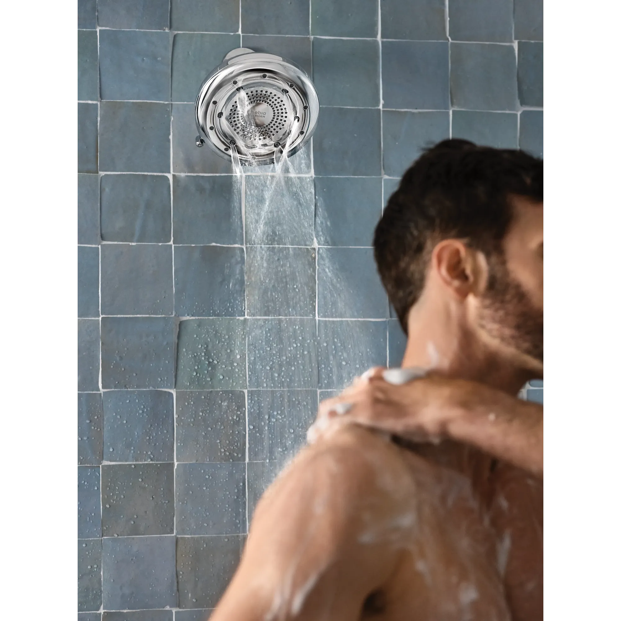 Moen Quattro Four-function 6-1/2" Diameter Spray Head Rainshower